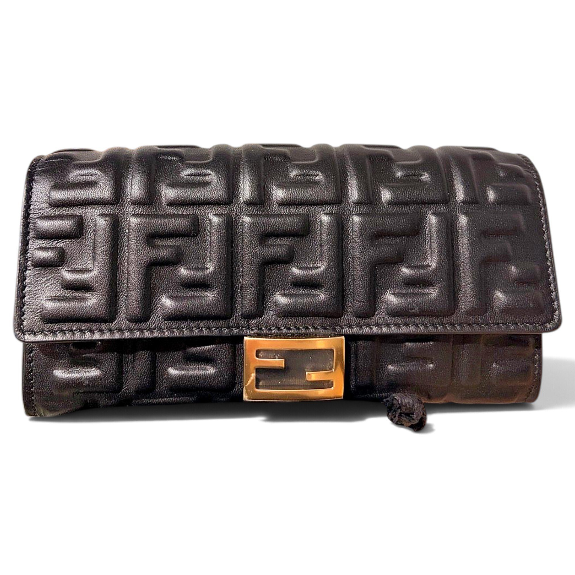 Fendi Baguette leather crossbody bag