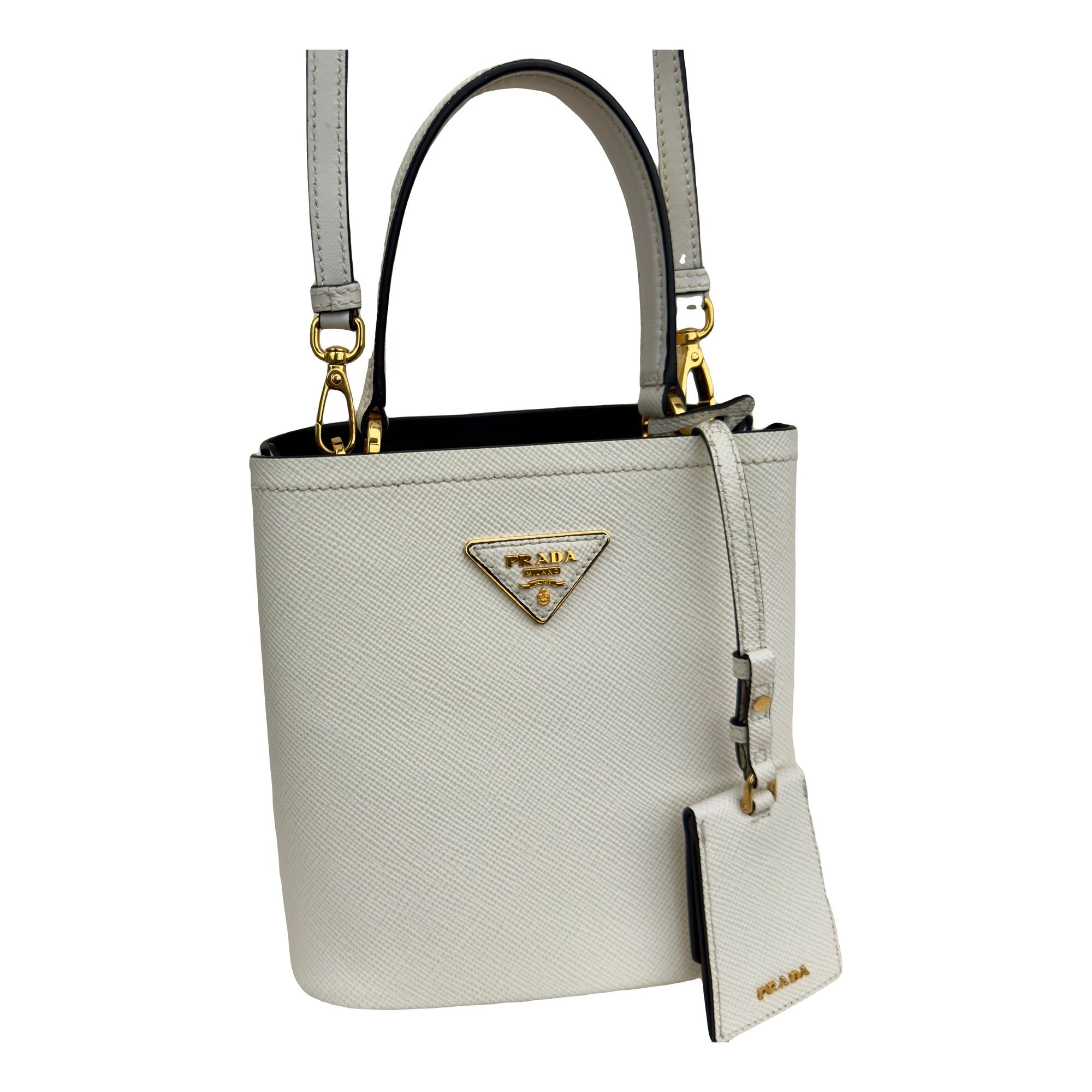 Panier leather handbag