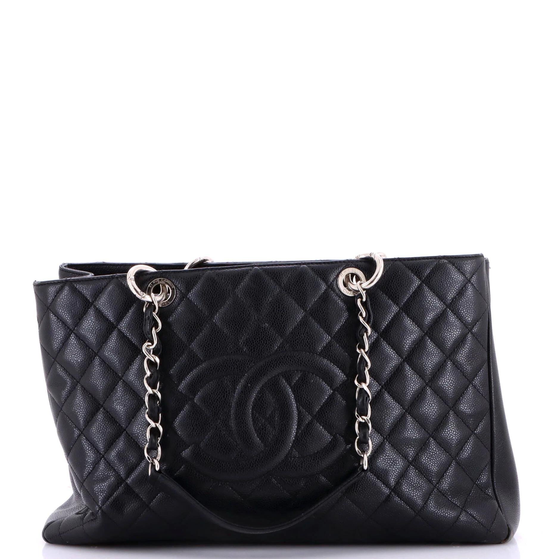 Classic CC Shopping leather tote