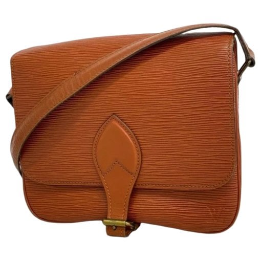 Cartouchière leather crossbody bag