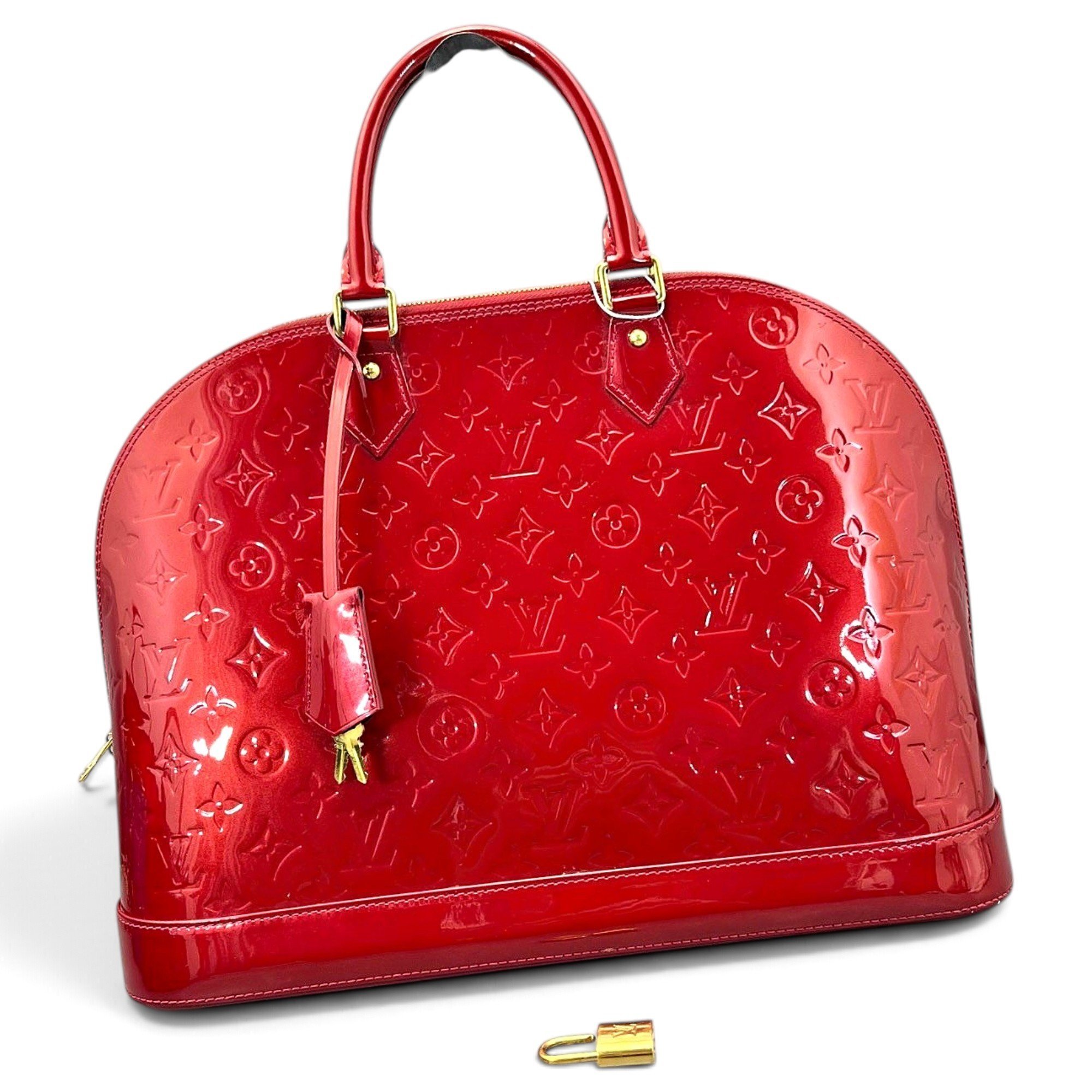 Alma patent leather handbag