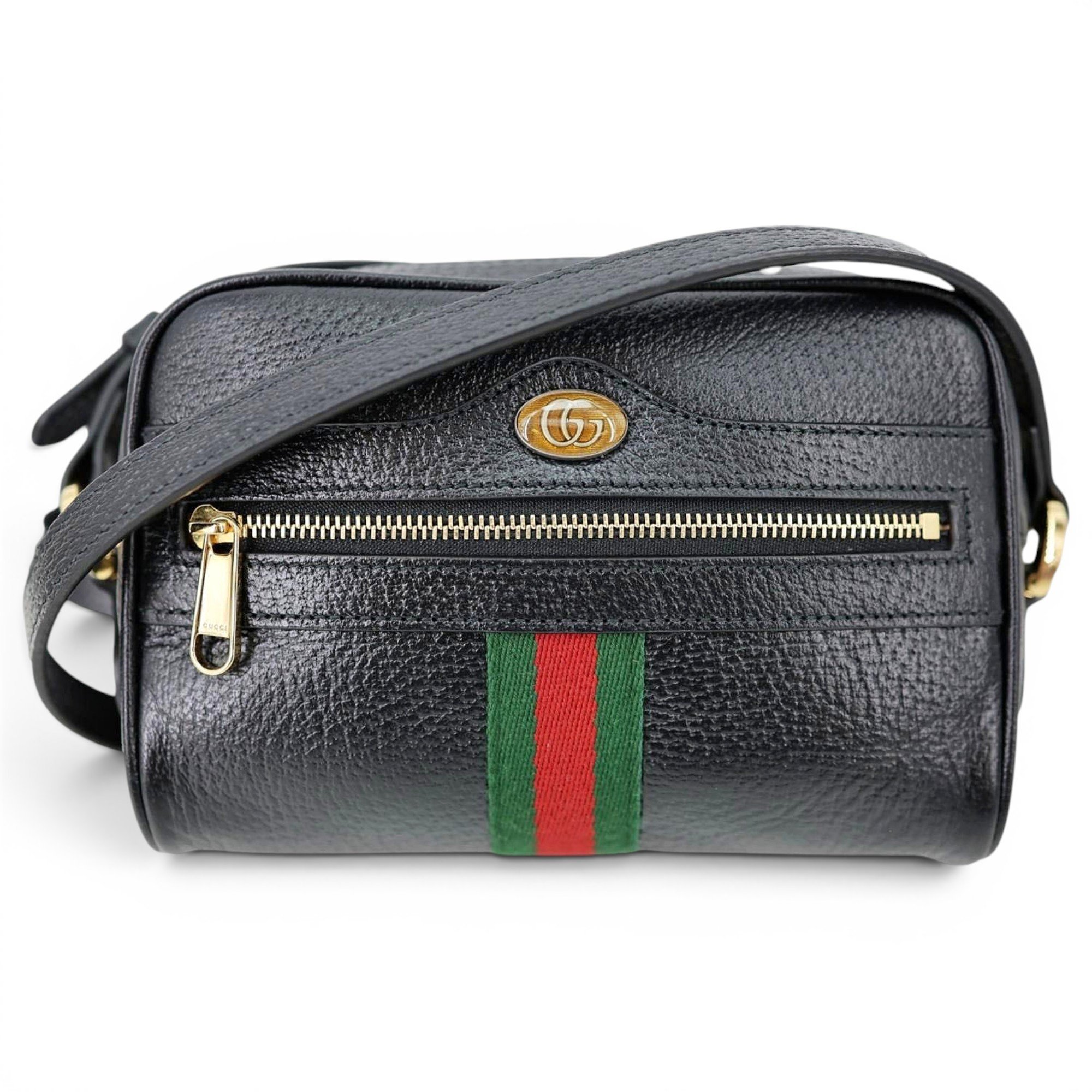 Ophidia leather crossbody bag