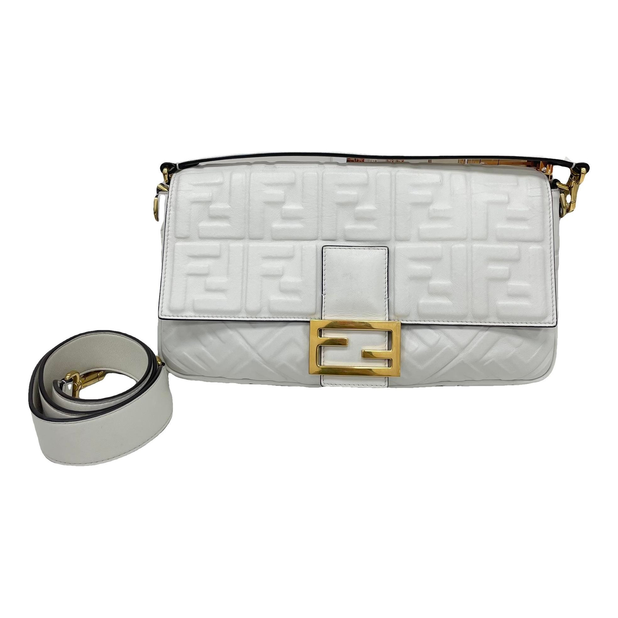 Baguette leather handbag