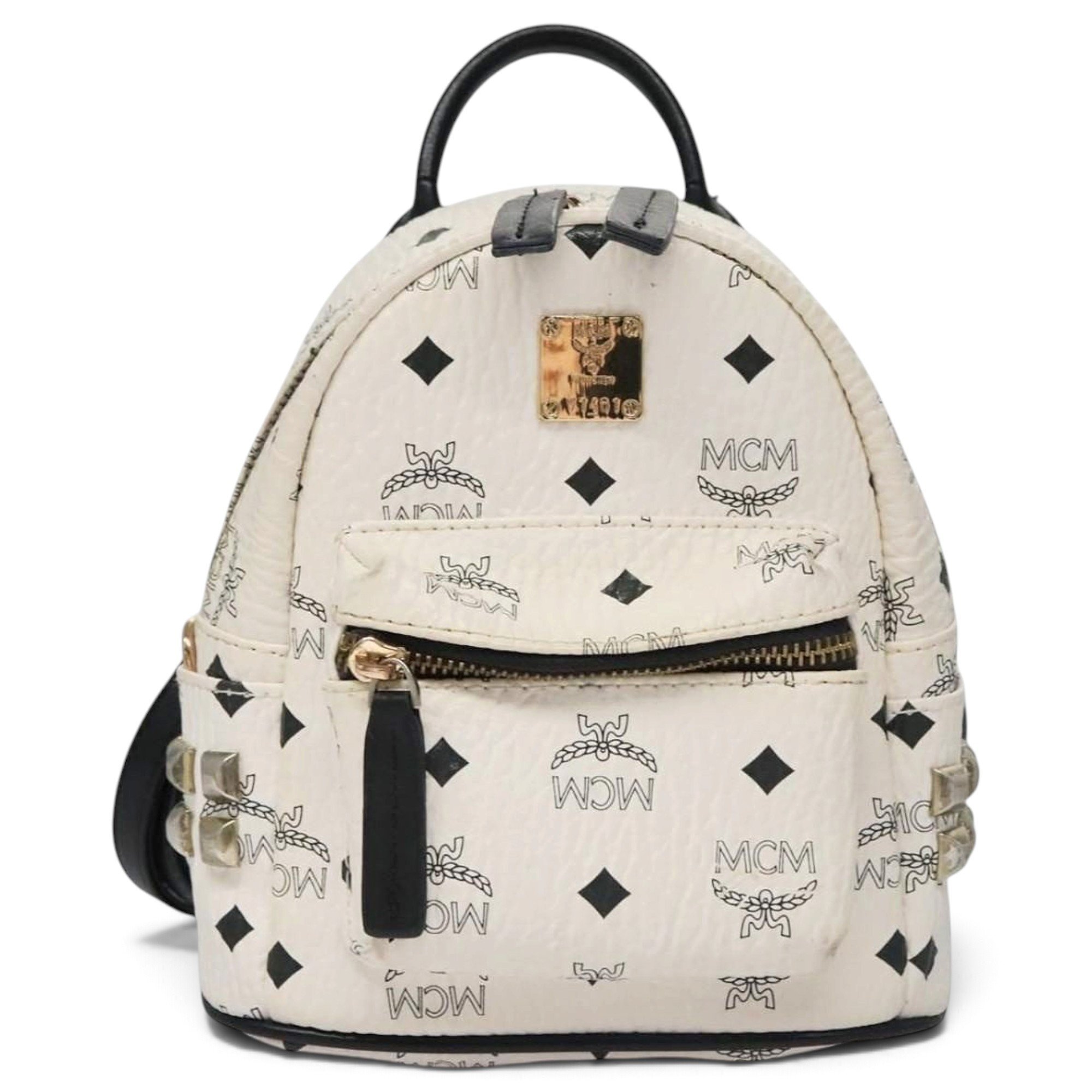 Leather backpack