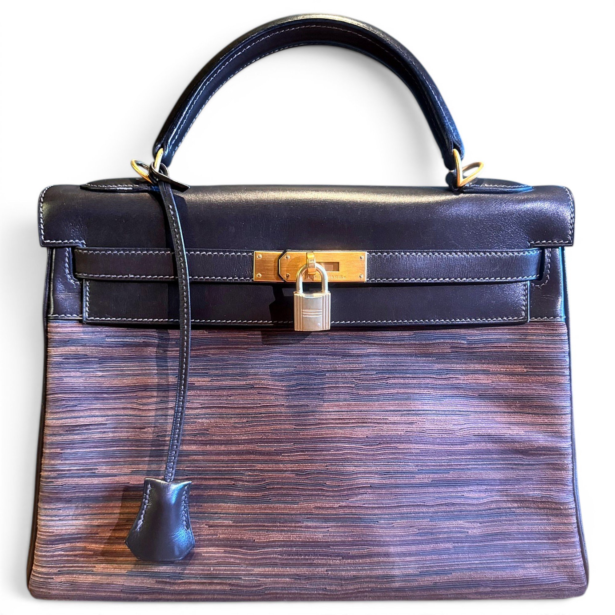 Kelly 32 leather handbag