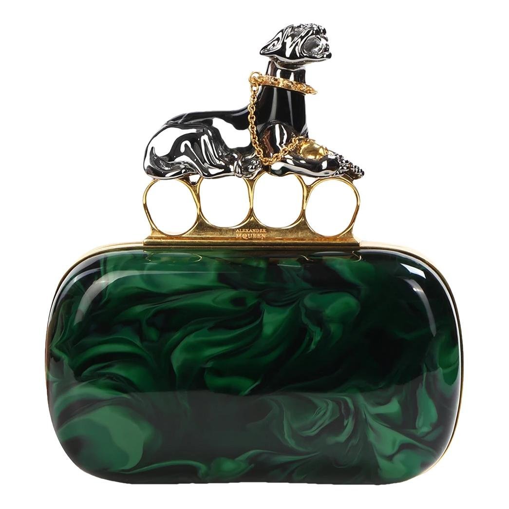 Alexander McQueen Knuckle clutch bag