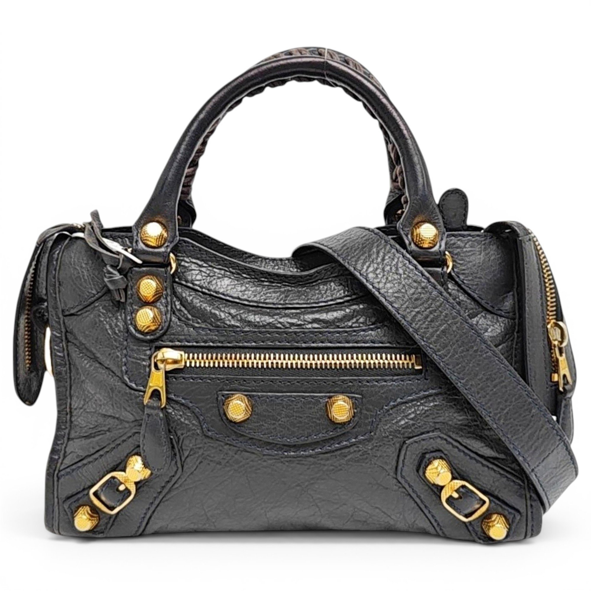 Leather handbag