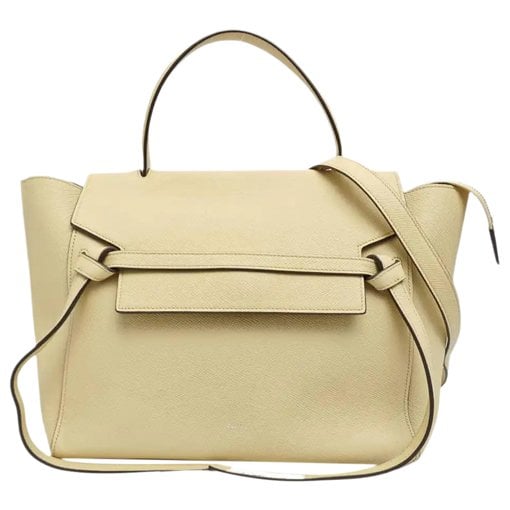 Belt leather handbag