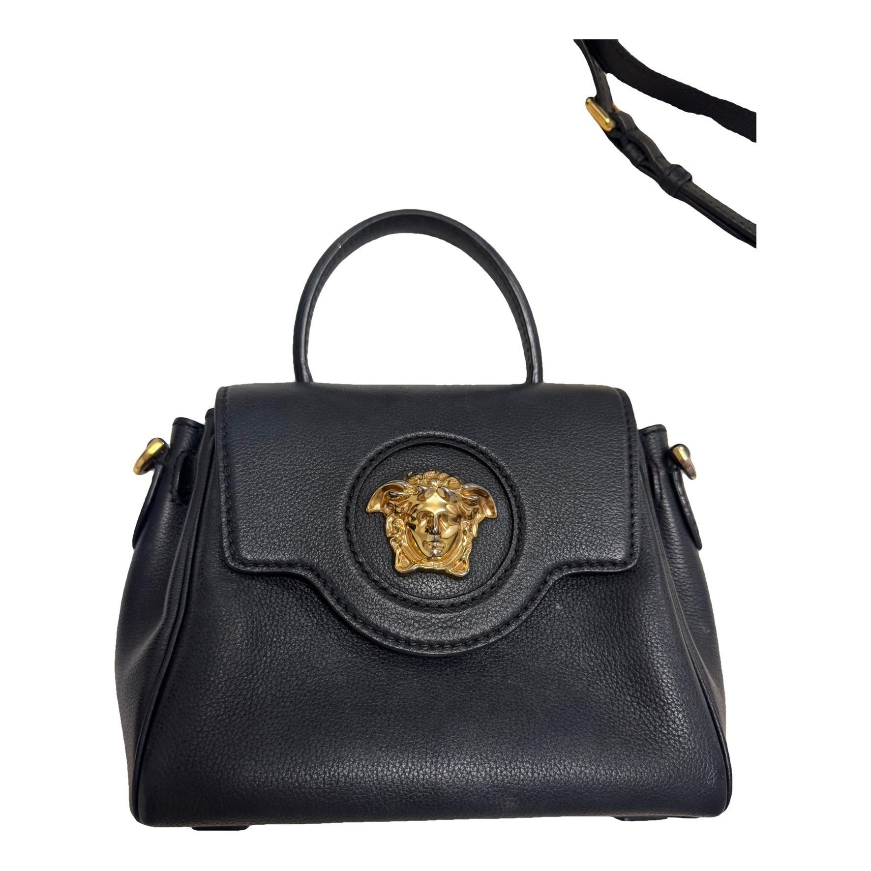 La Medusa leather handbag