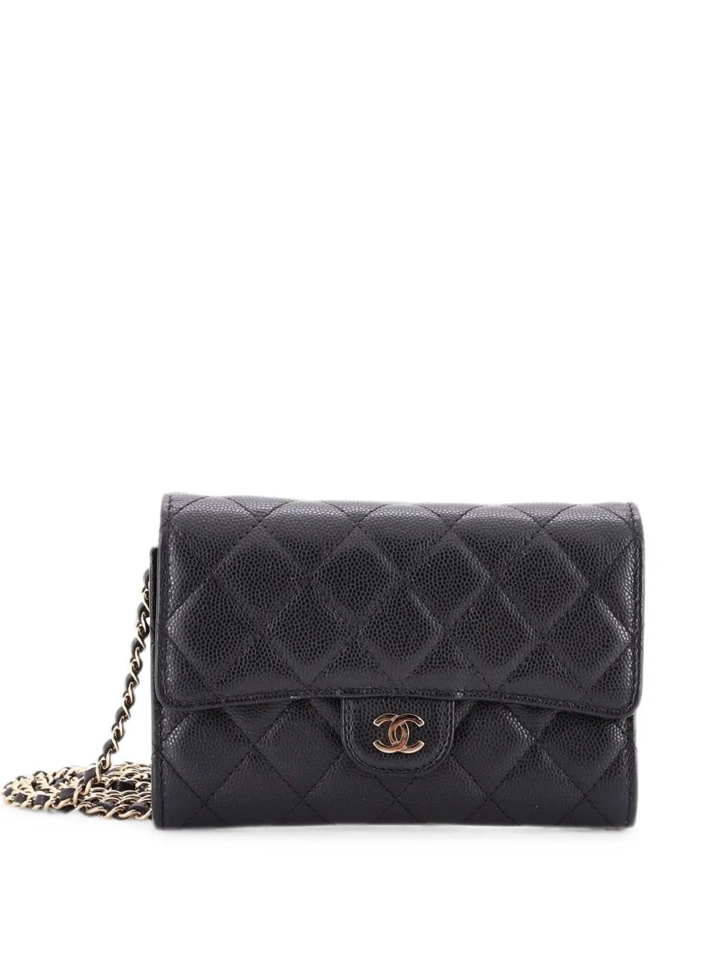 Classic Flap Wallet Quilted Caviar Mini crossbody bag