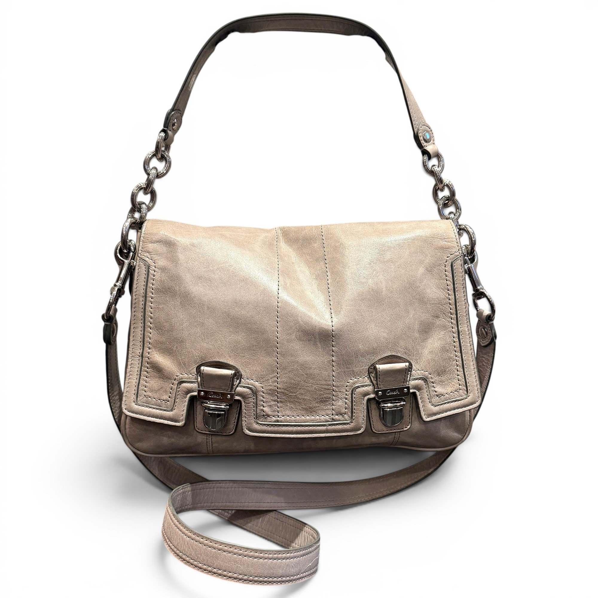 Leather handbag