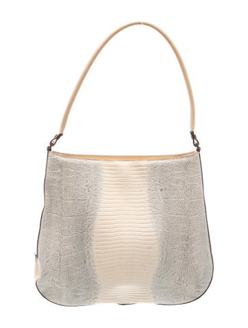 Embossed Leather Shoulder Bag