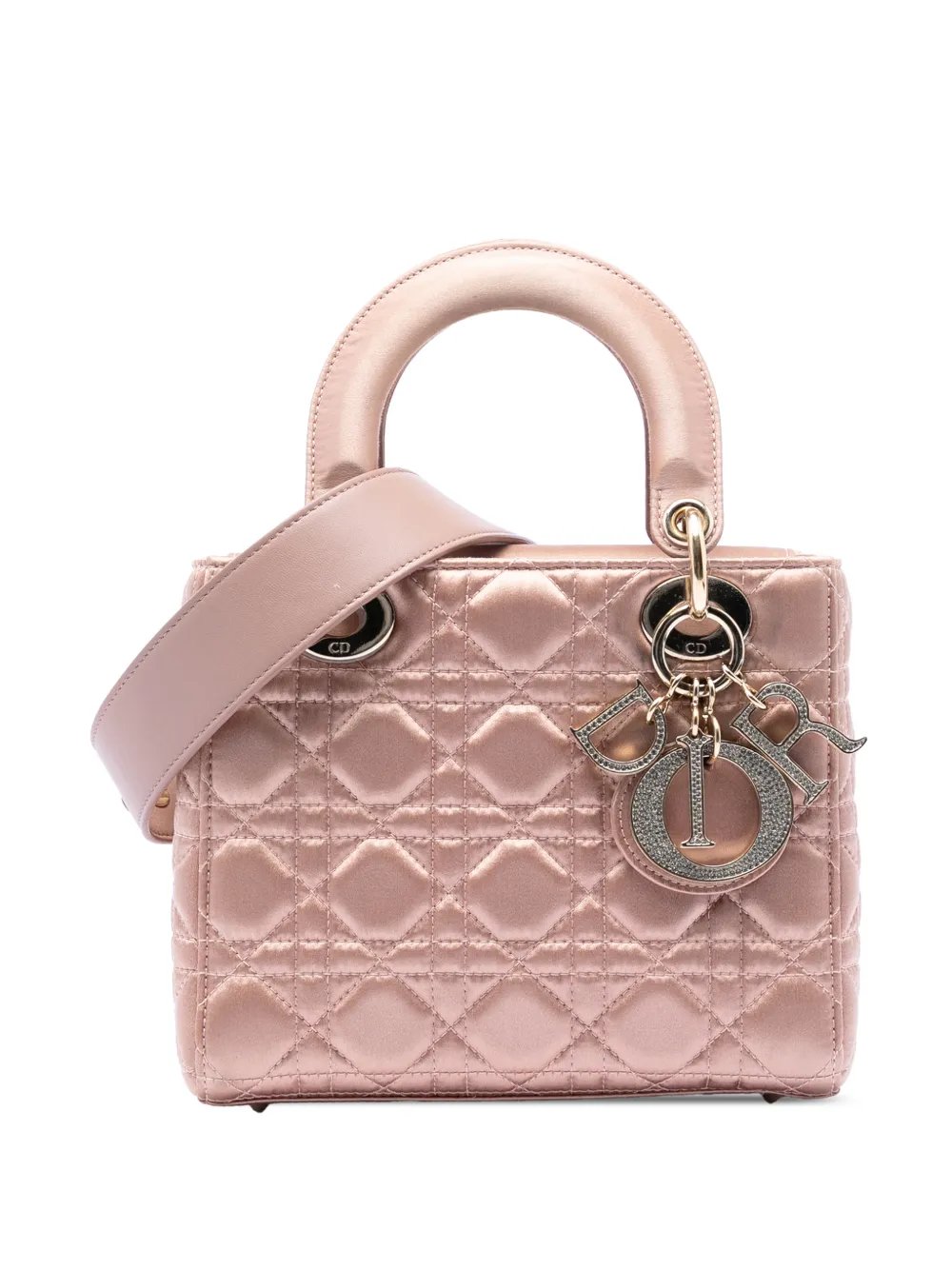 2019 Small Satin Cannage My ABCDior Lady Dior satchel
