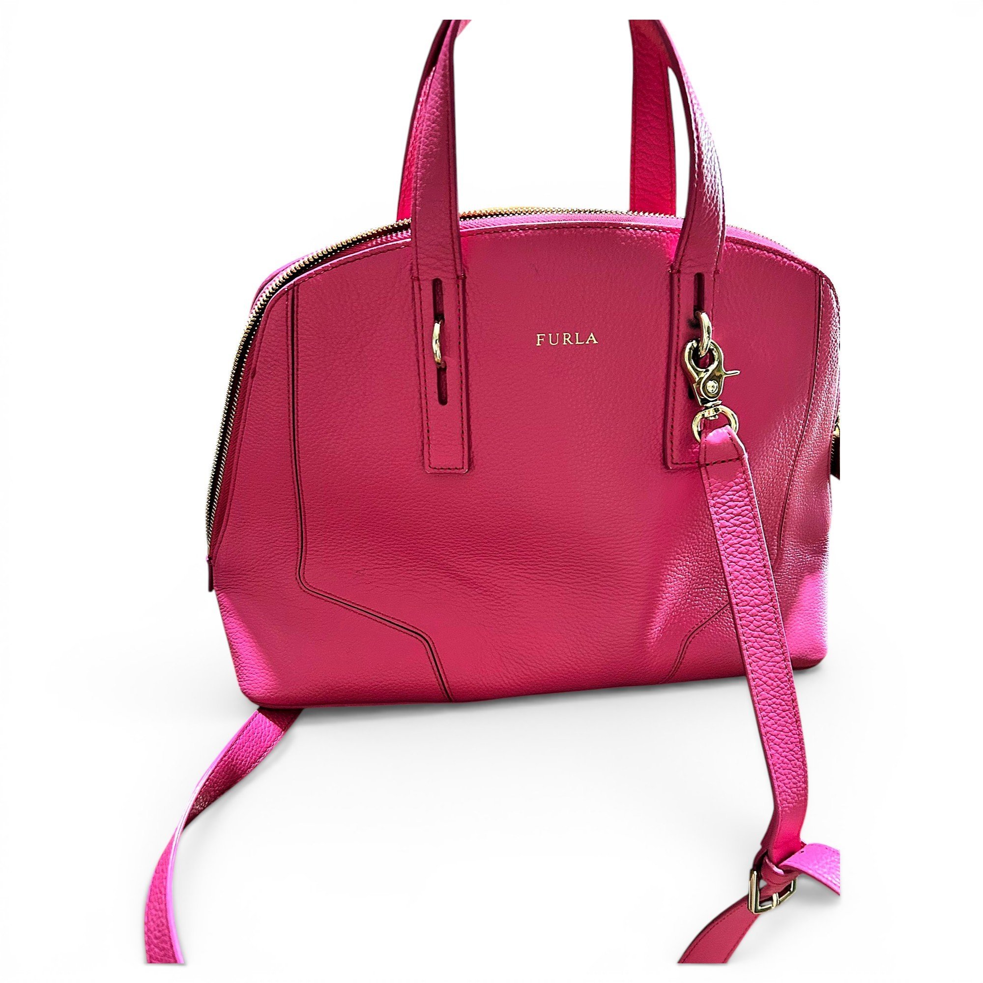 Leather handbag