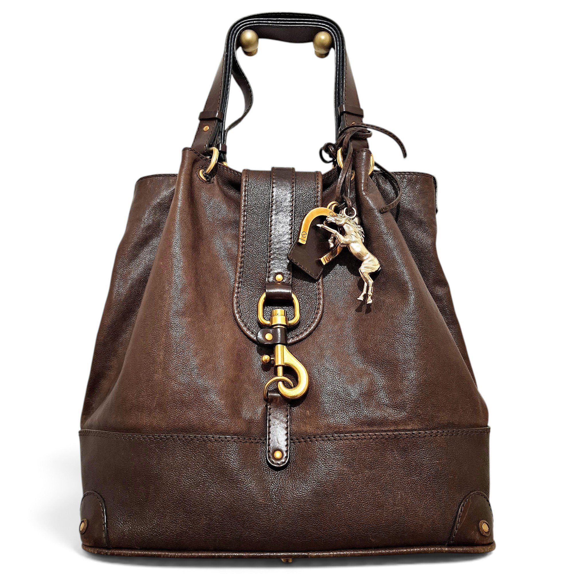 Kerala leather tote