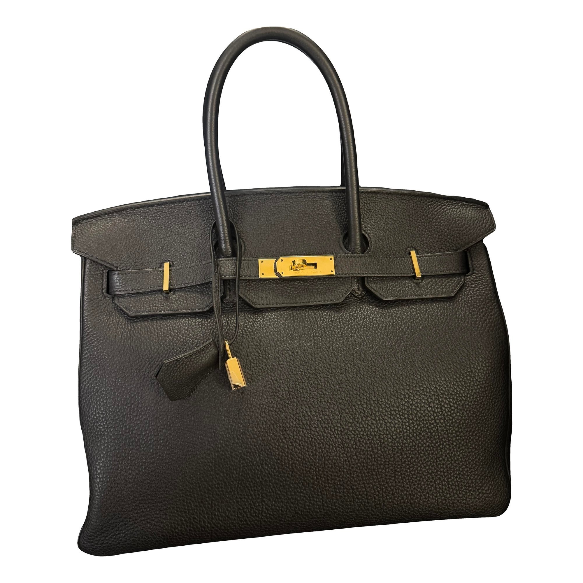 Birkin 35 leather handbag