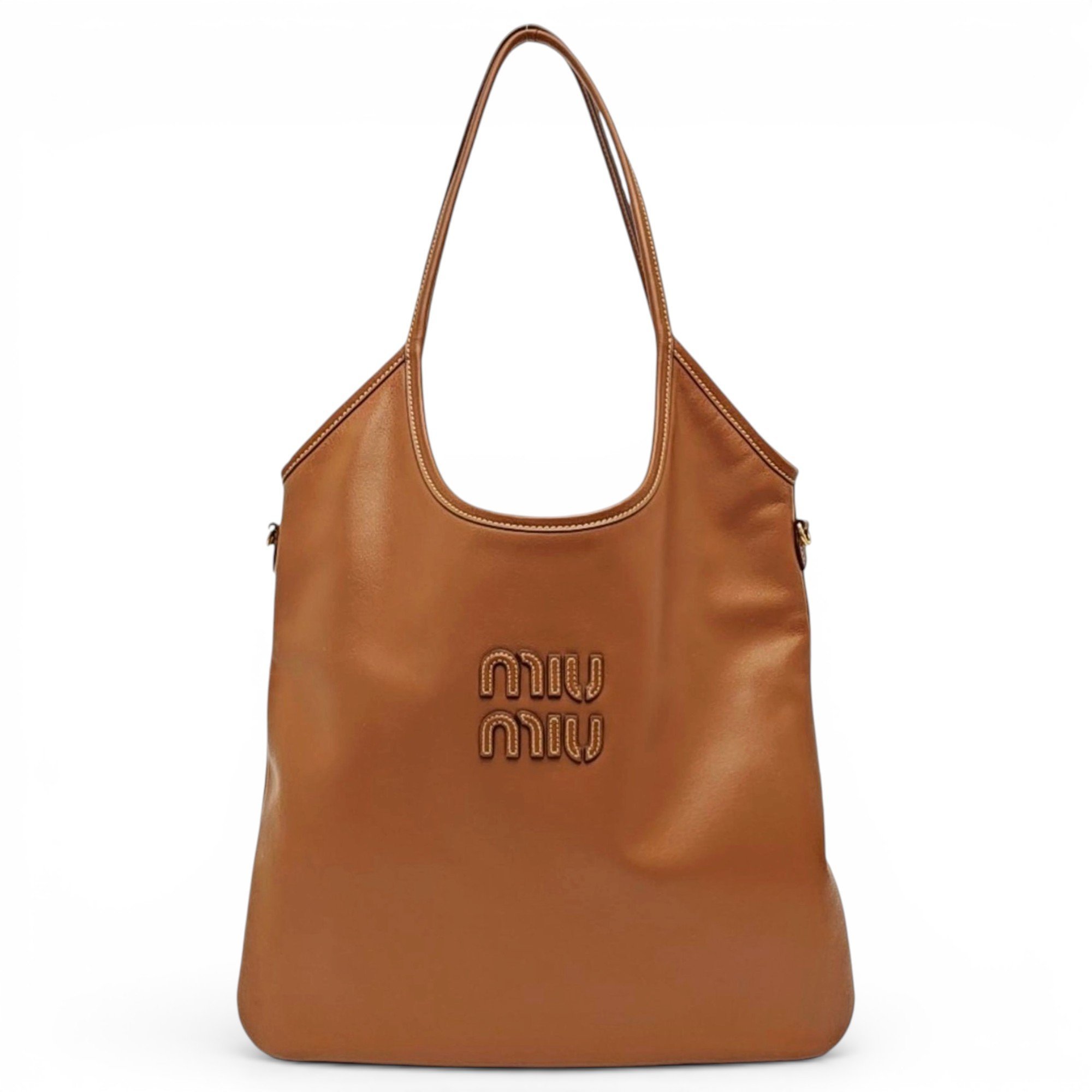 Miu Miu Ivy leather handbag