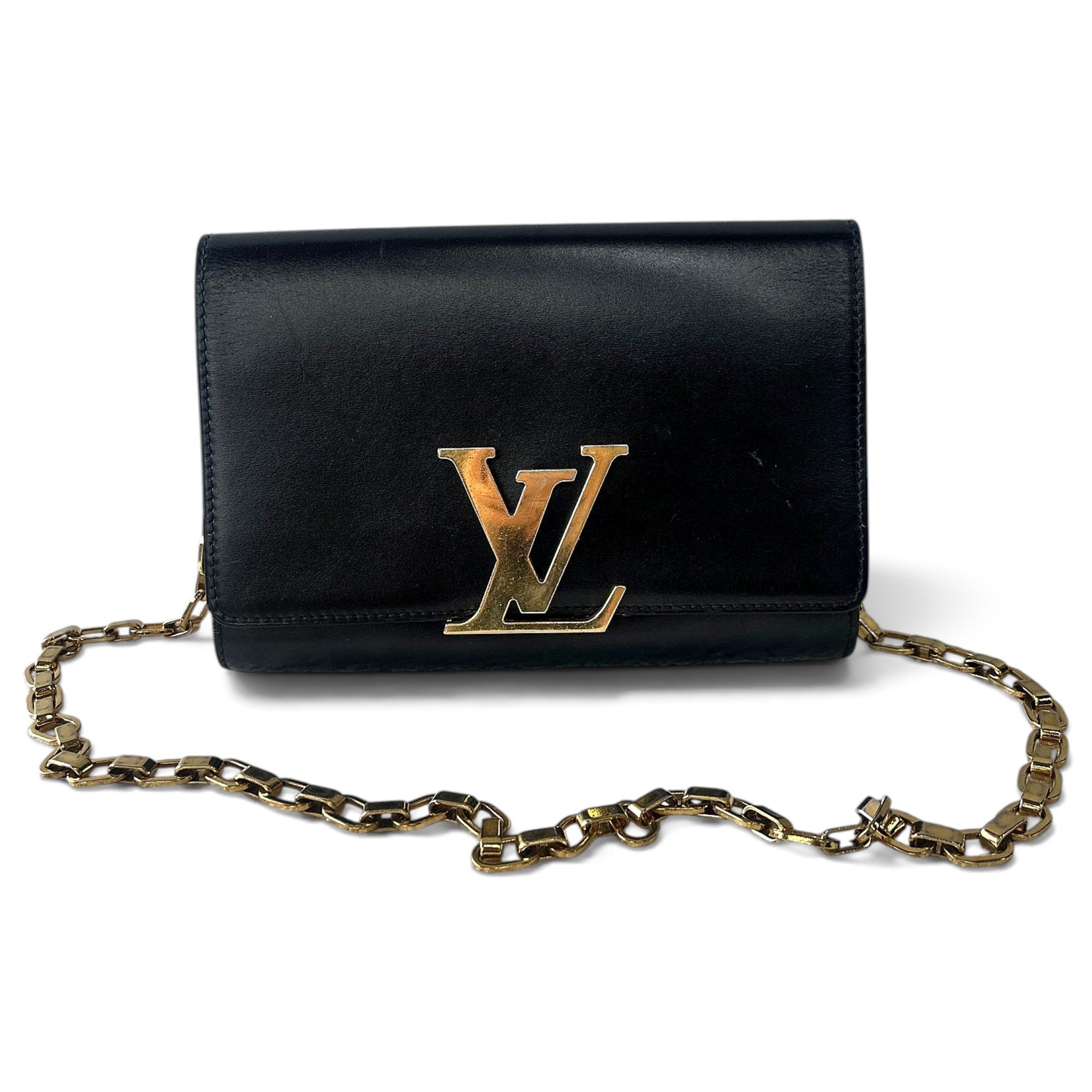 Twist leather handbag