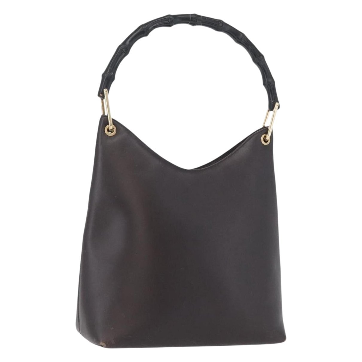 Bamboo leather handbag
