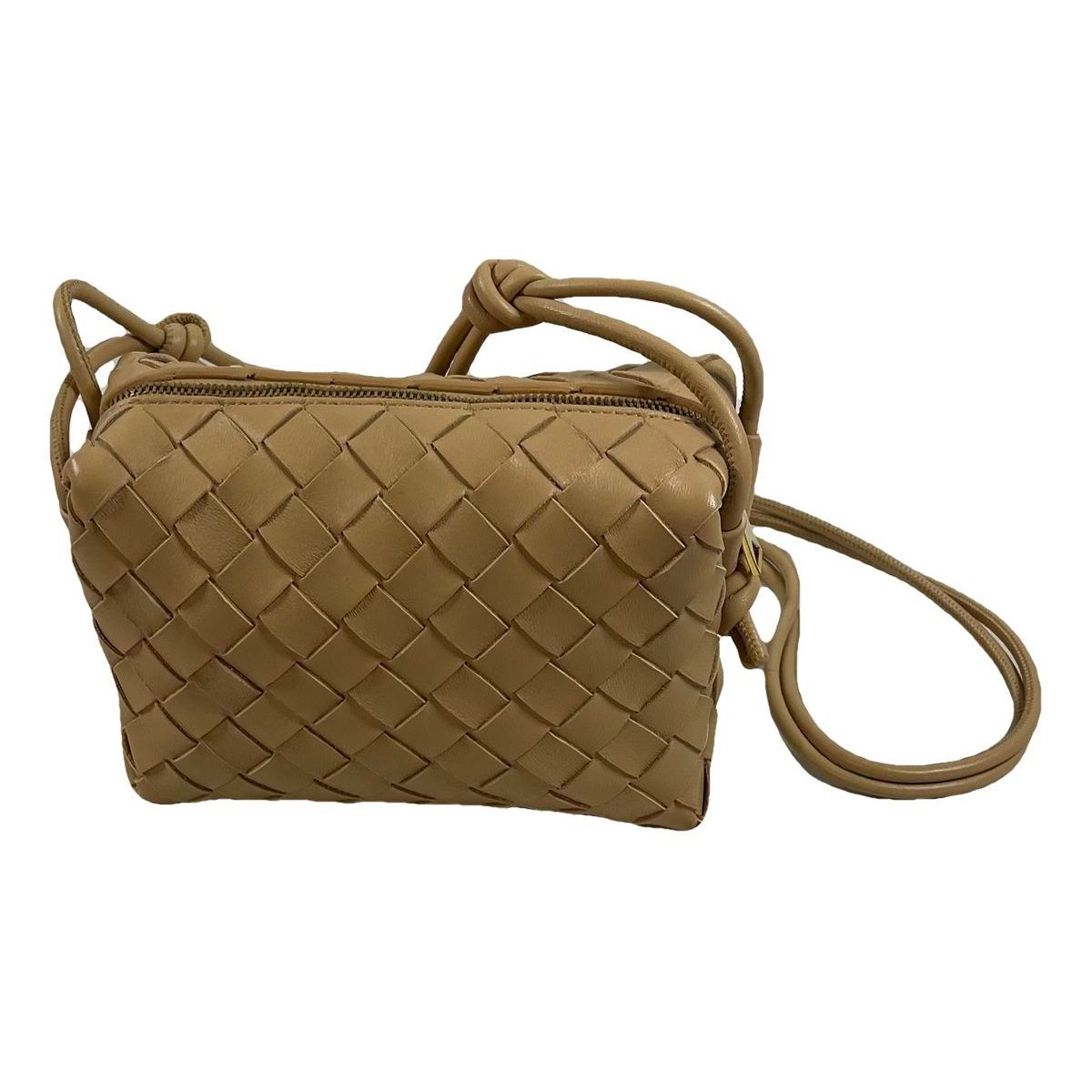 Loop leather handbag