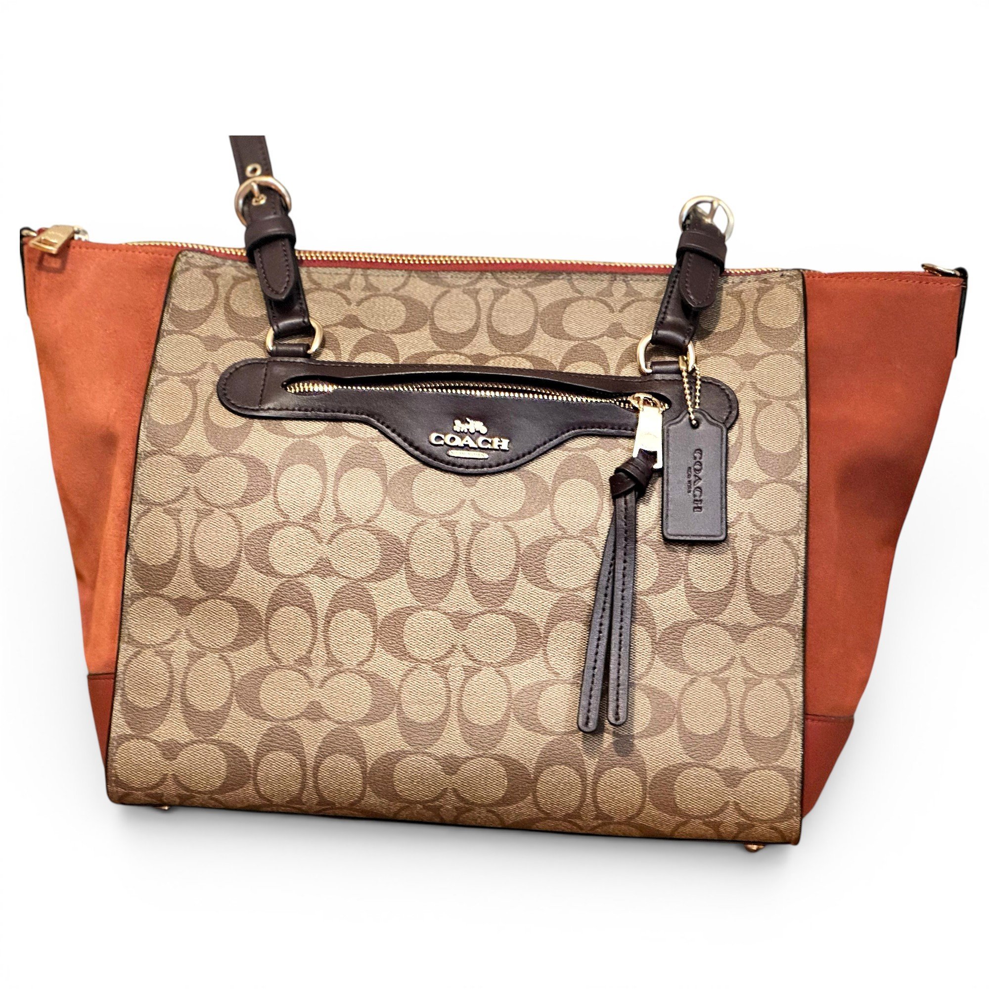 Leather handbag