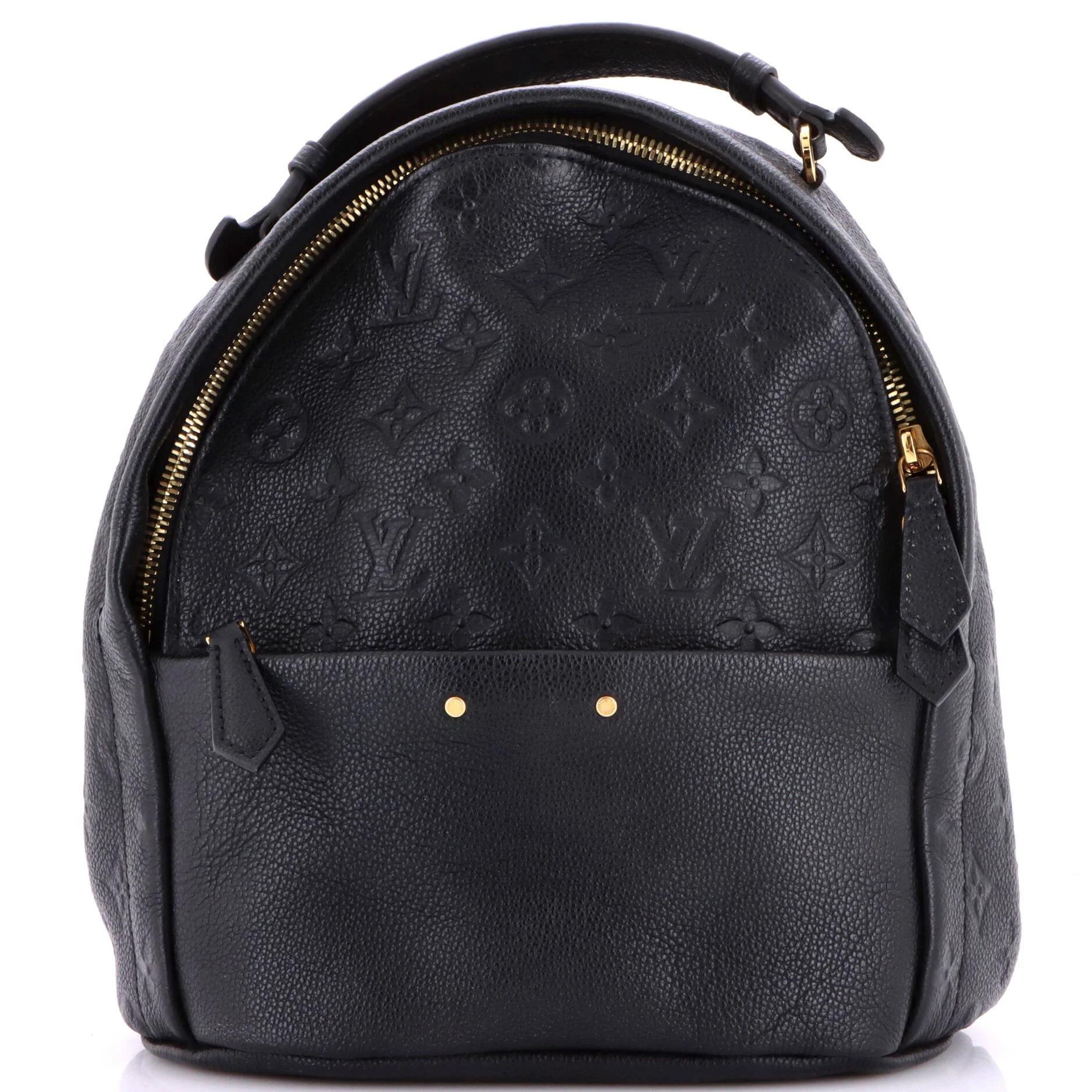 Leather backpack