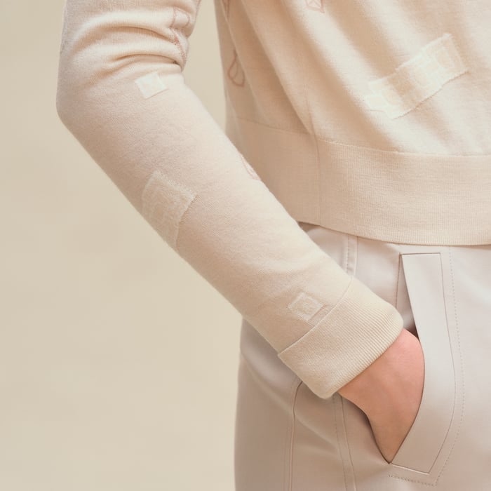 Blanc Cygne "Candy Libris Bandana" Light Long-sleeve Cardigan