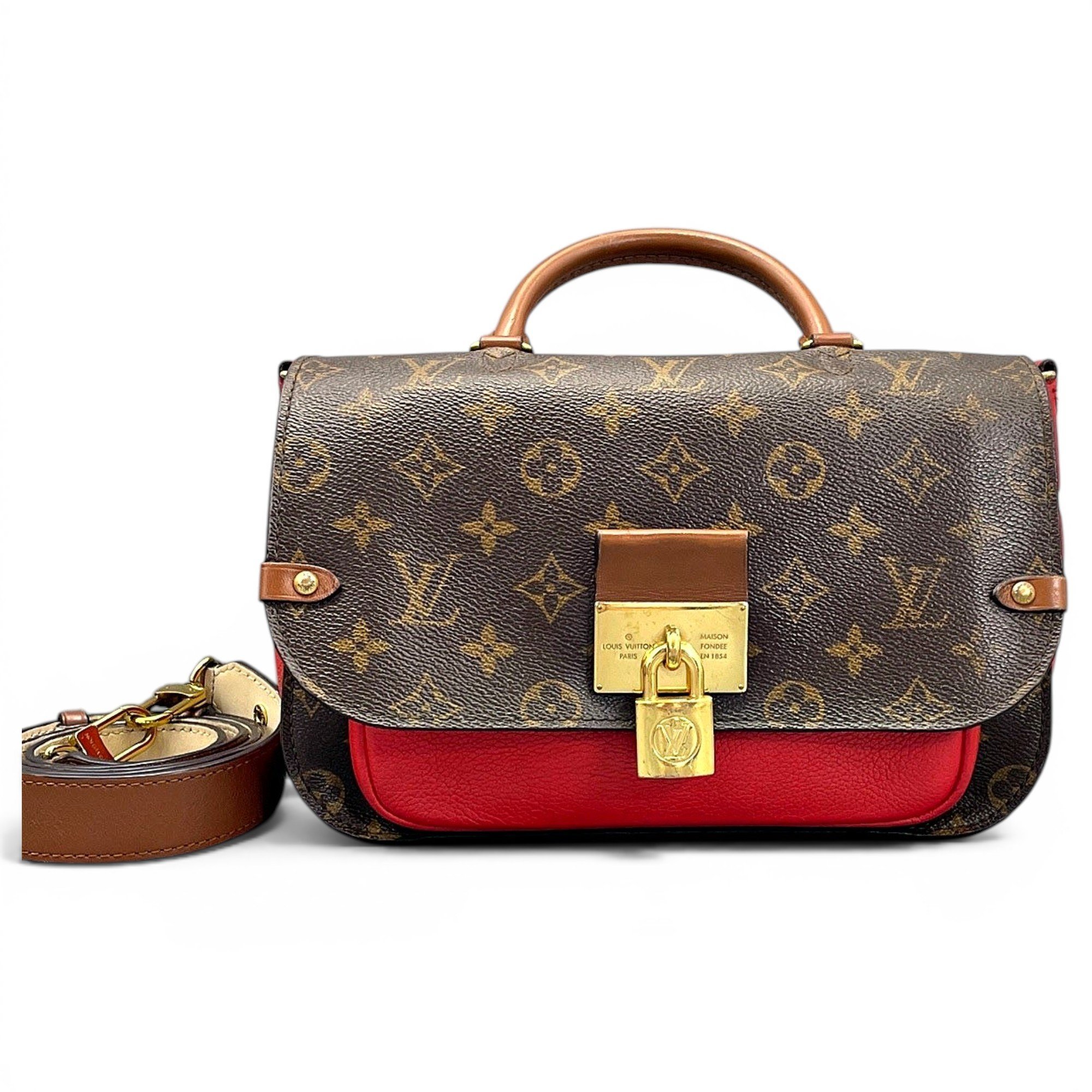 Leather handbag