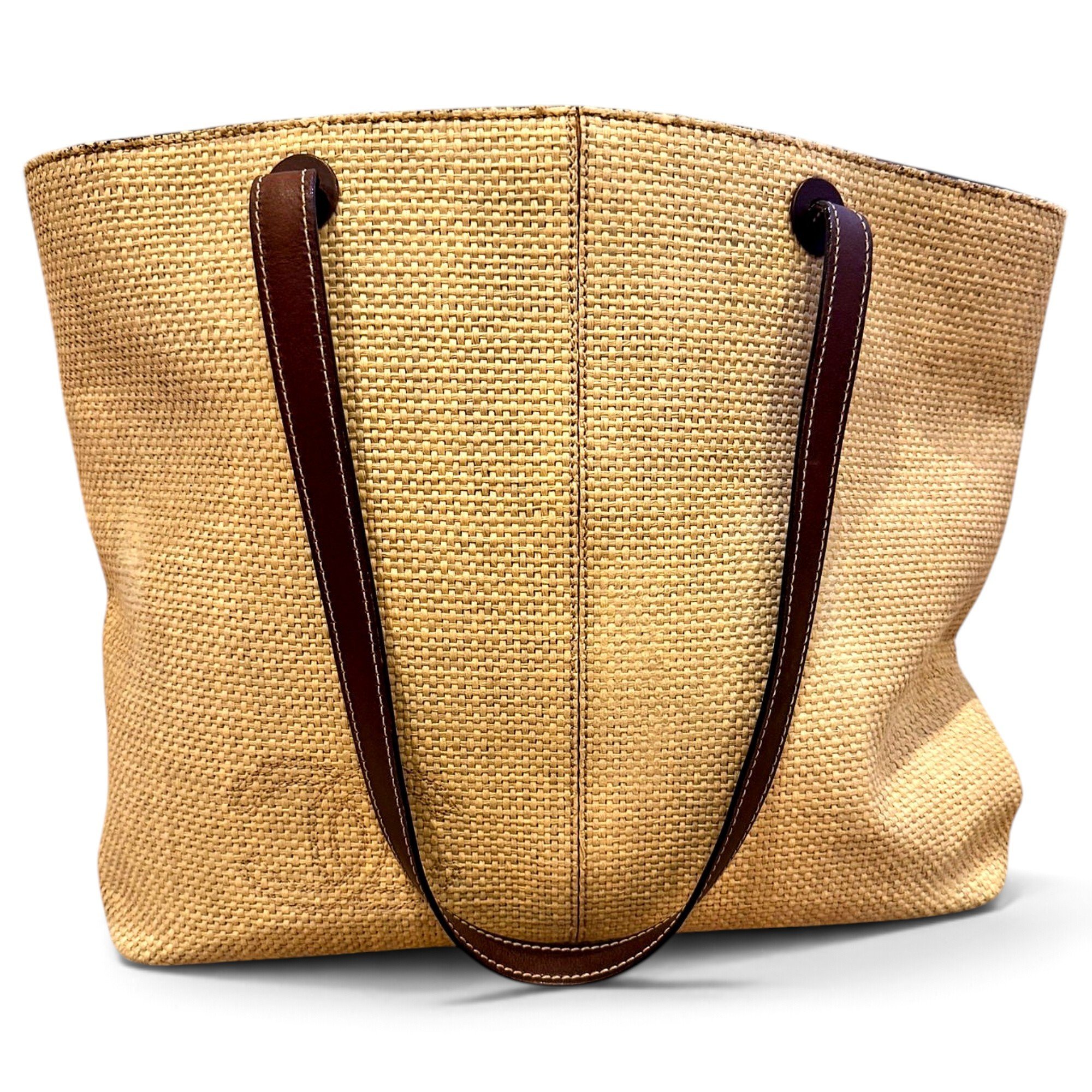 Leather tote