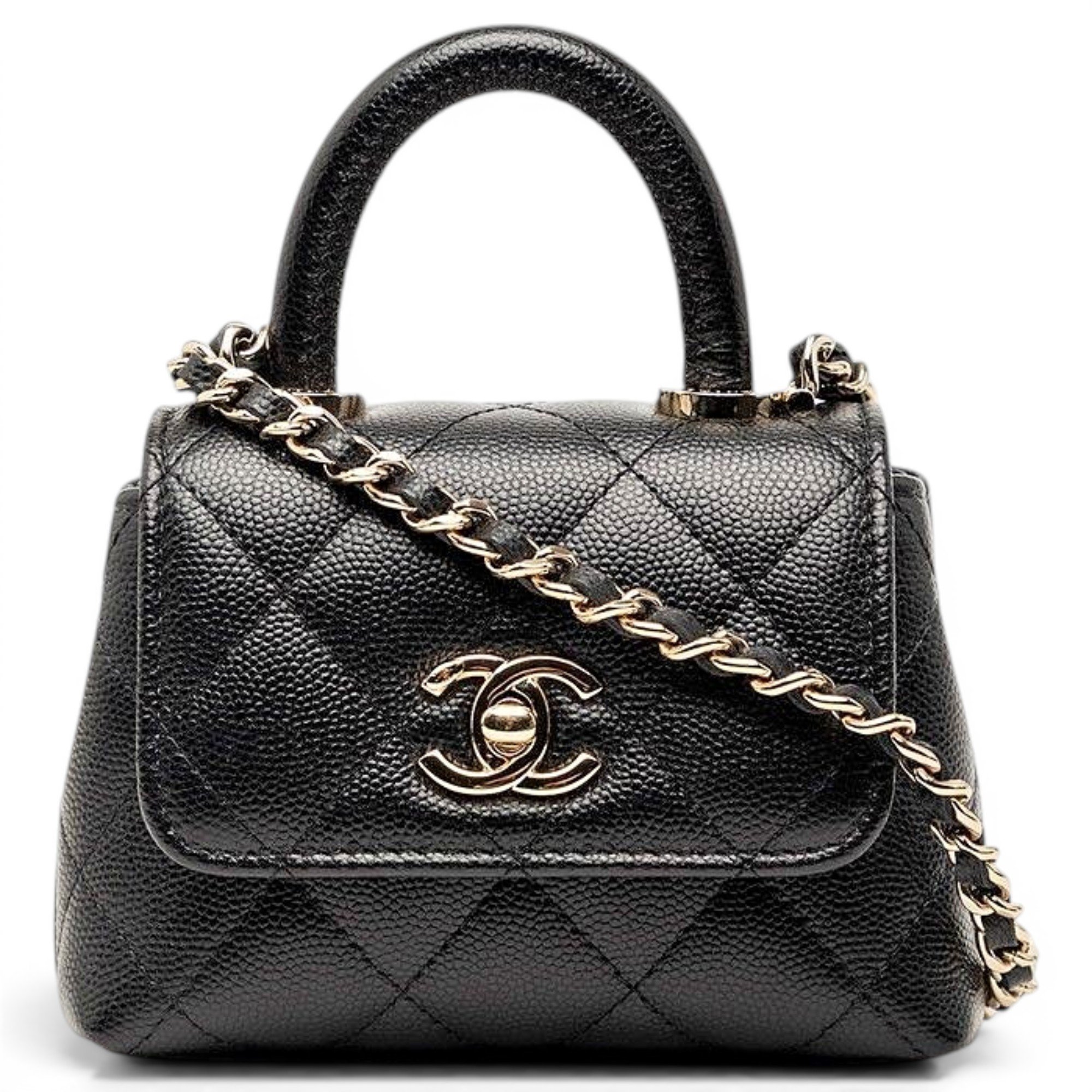 Coco Handle leather handbag