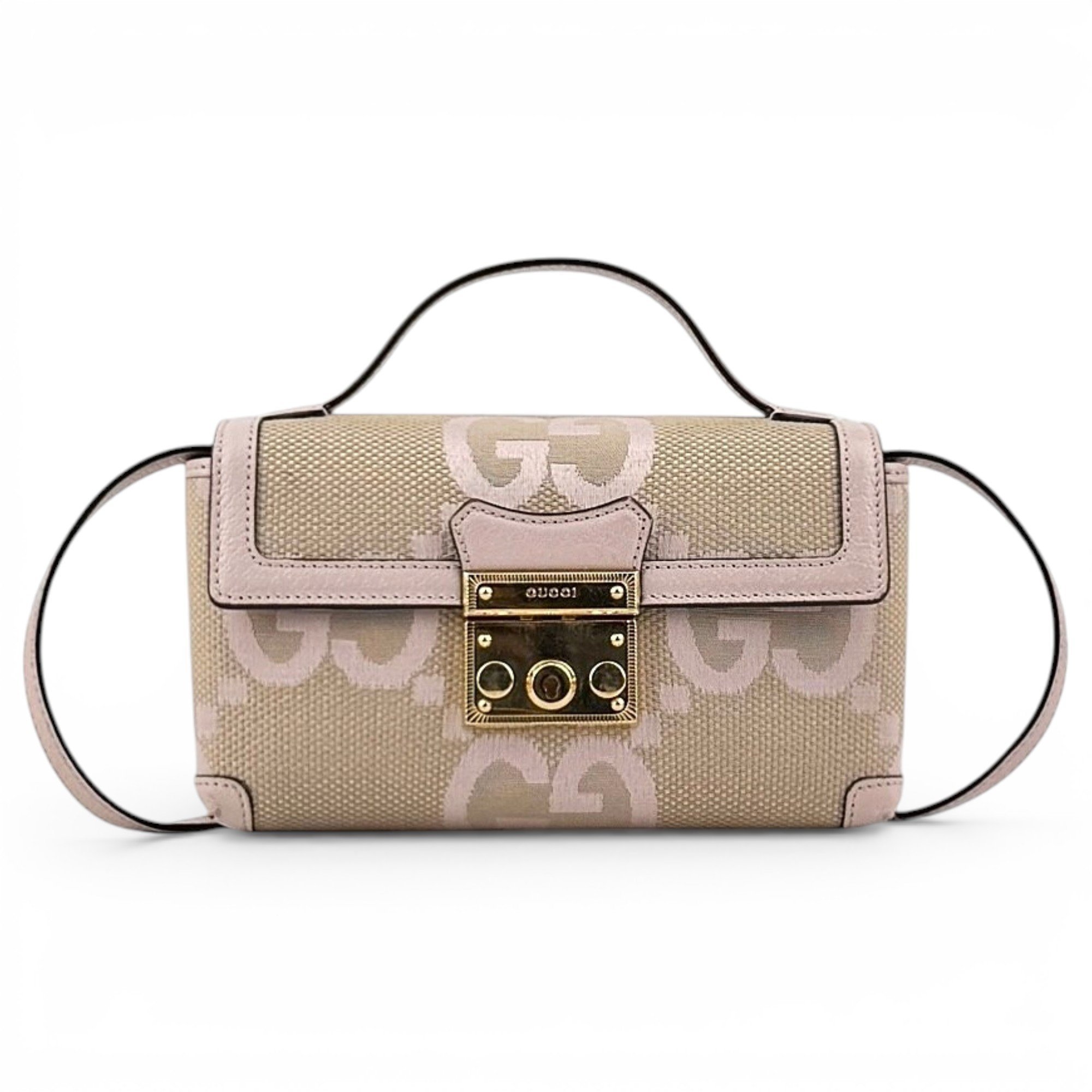 Padlock cloth crossbody bag
