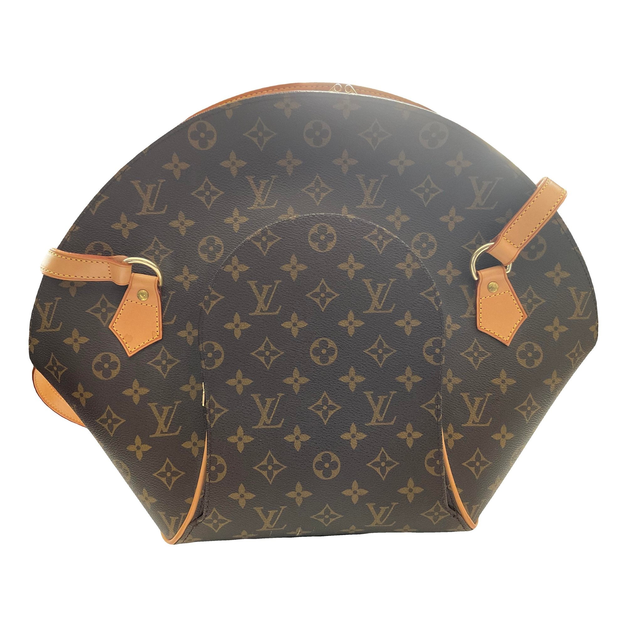 Ellipse leather handbag