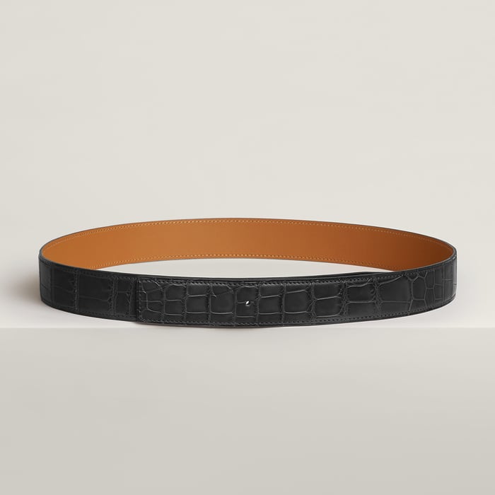 Noir Leather Strap 32 MM