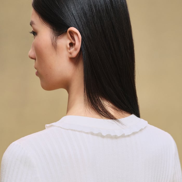 Blanc Naturel Long-sleeve Sweater