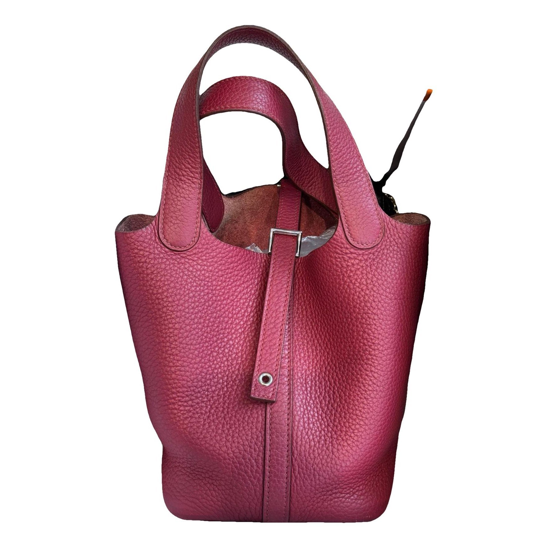 Picotin leather handbag