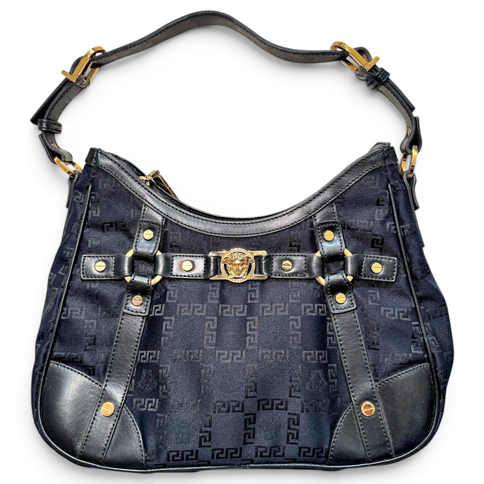 La Medusa cloth handbag