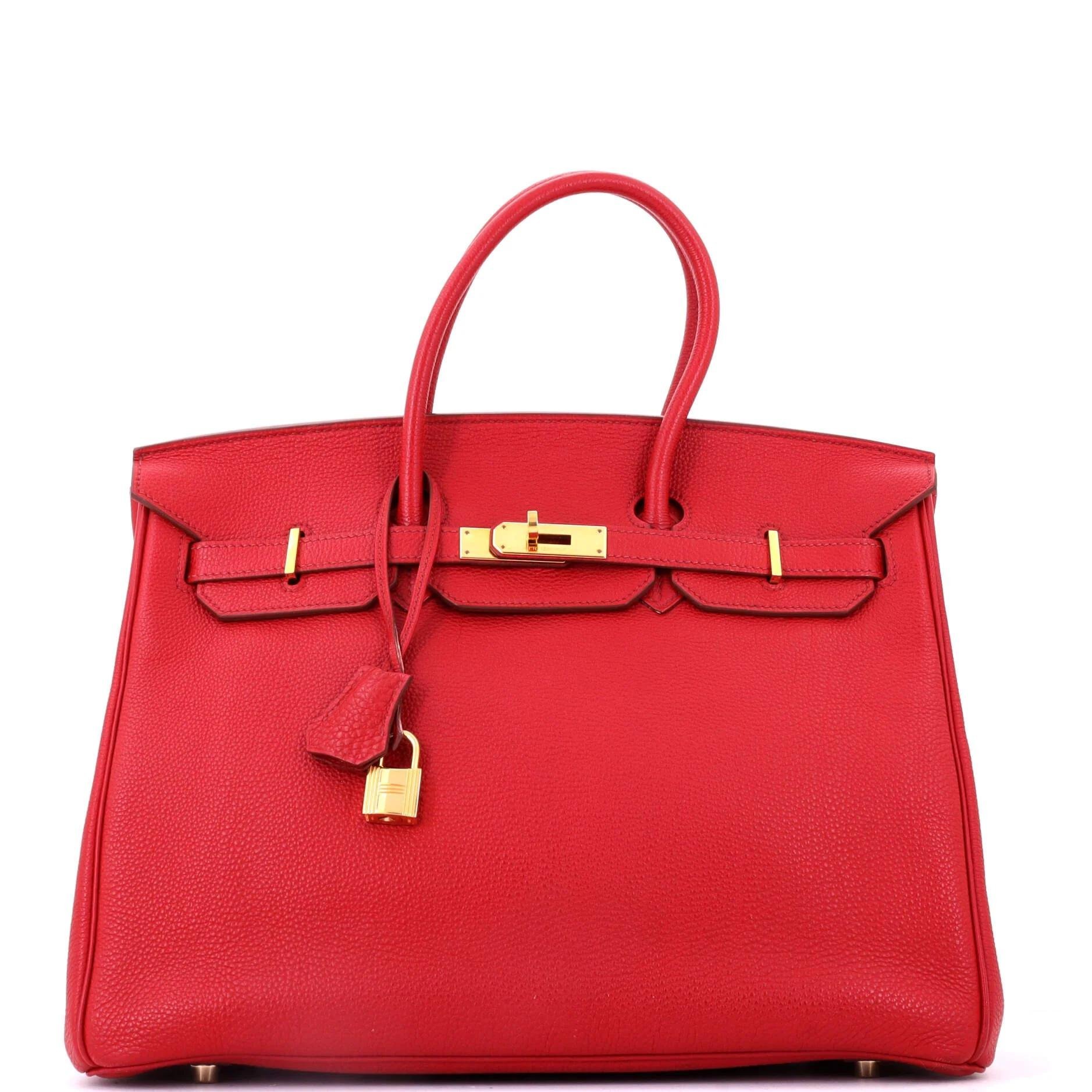 Birkin 35 leather tote