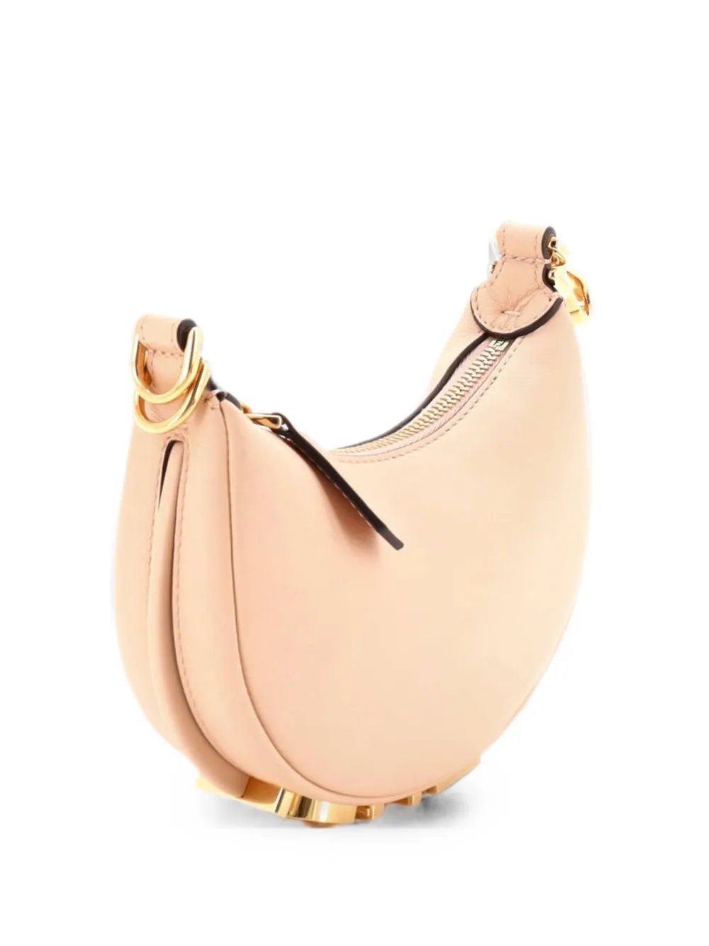 Fendigraphy Bag Leather Nano hobo bag