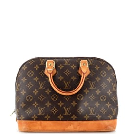 Louis Vuitton Vintage Alma Handbag Monogram Canvas PM