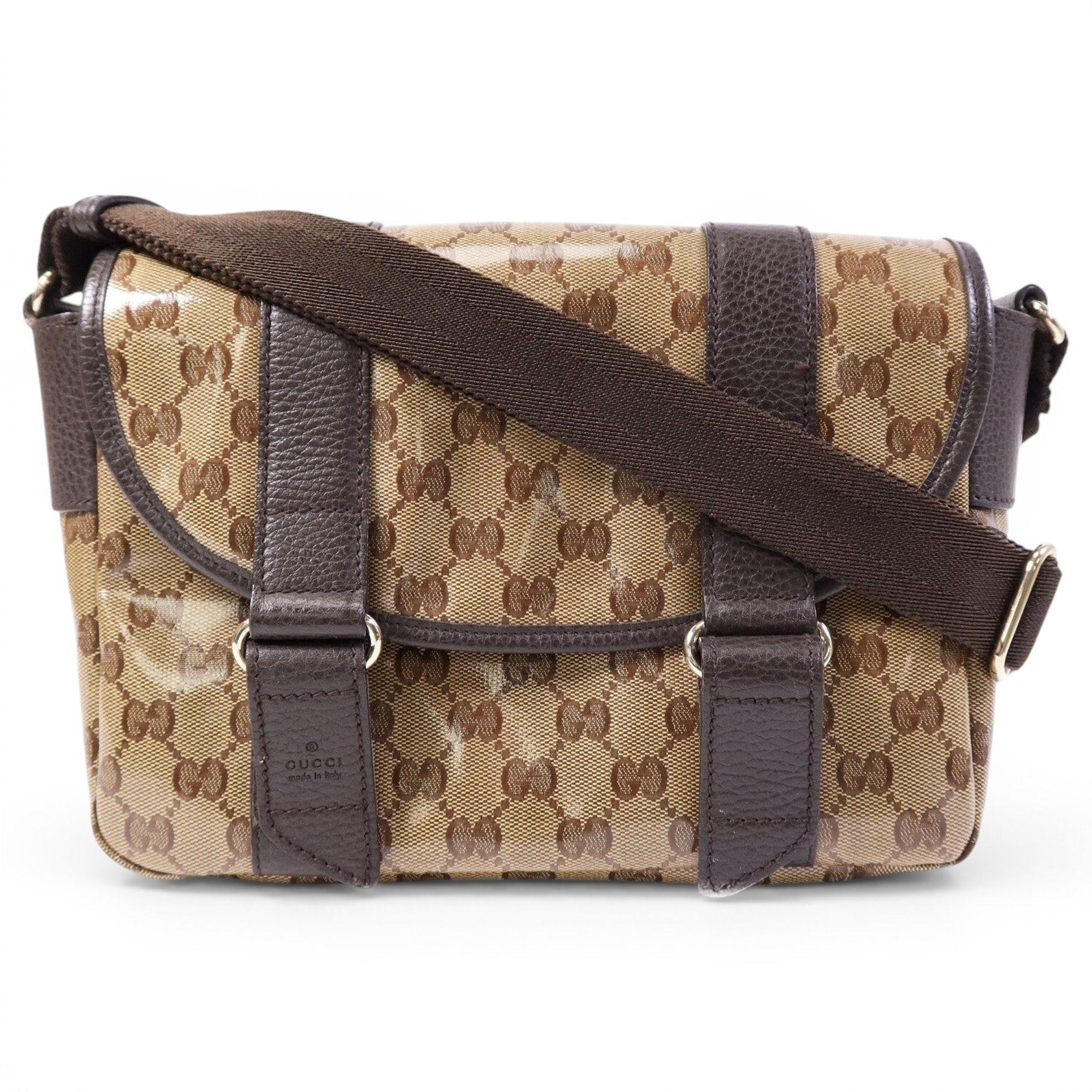 Leather crossbody bag