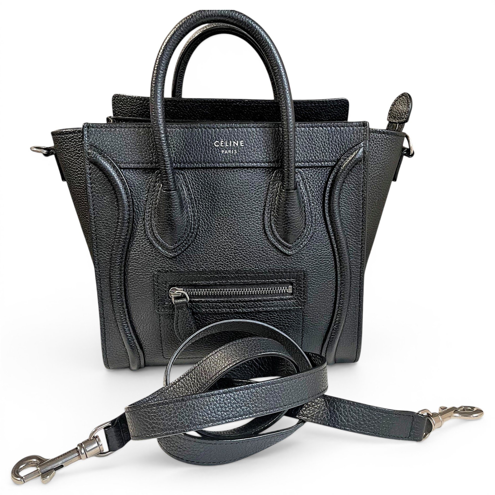Nano Luggage leather handbag