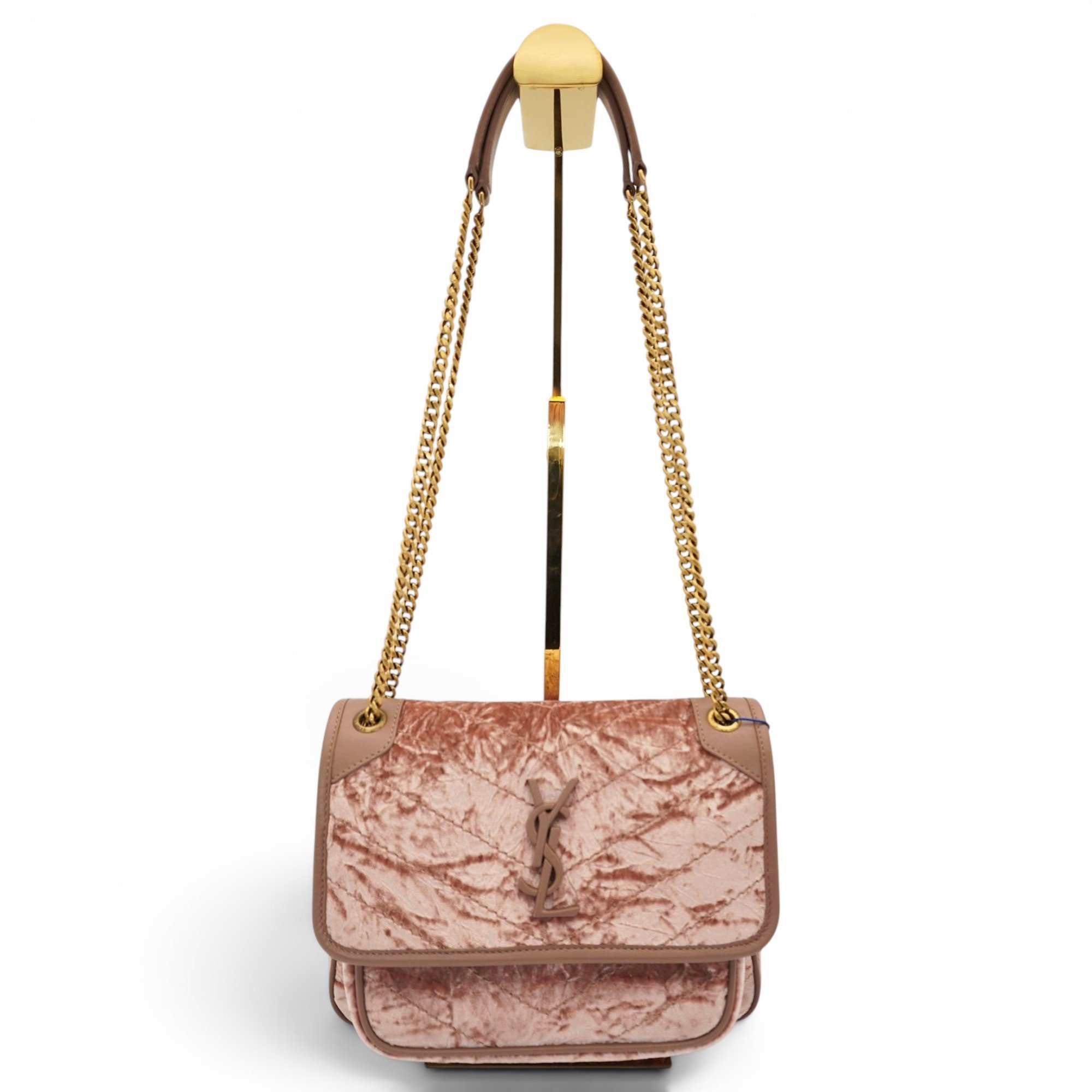 Niki velvet handbag