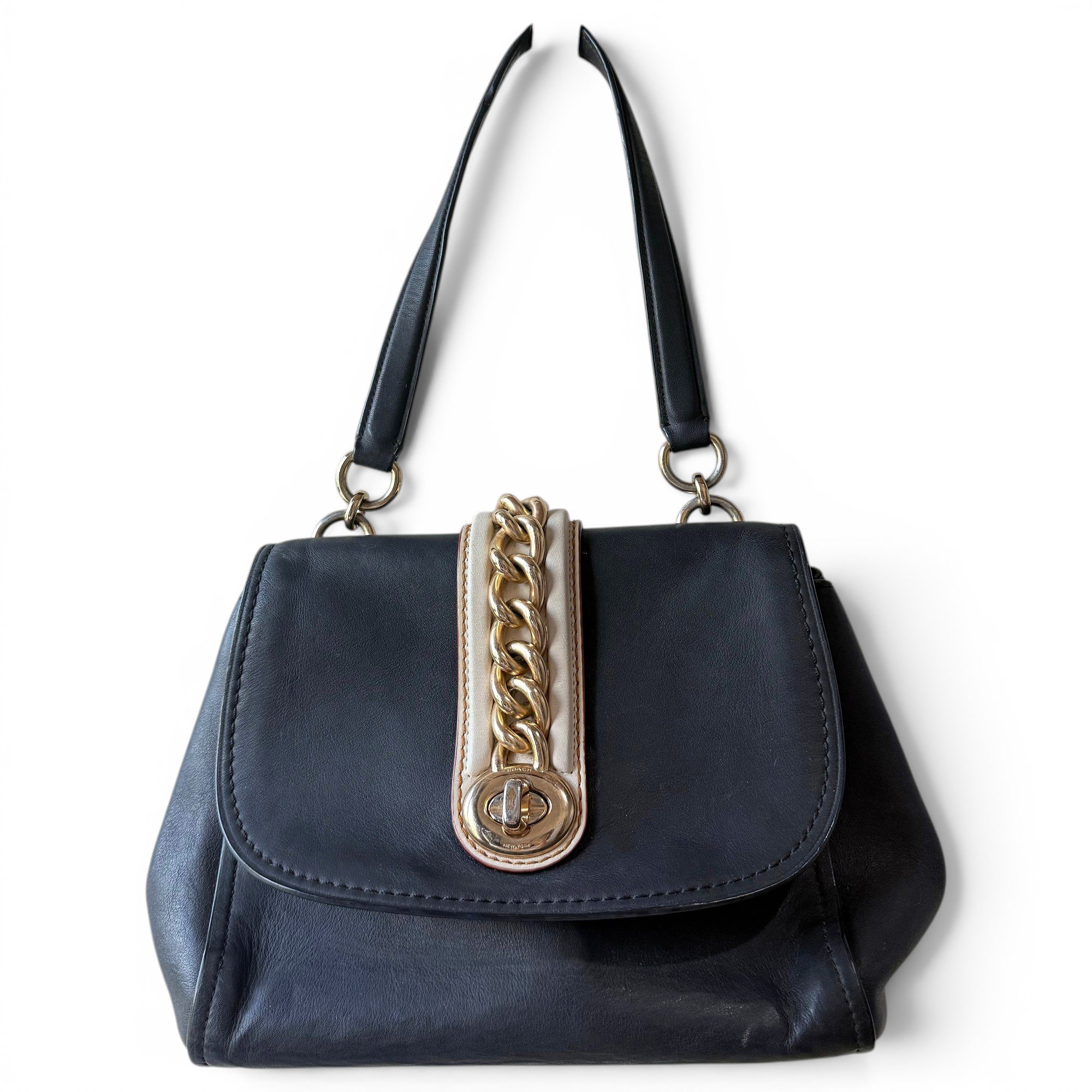 Leather satchel