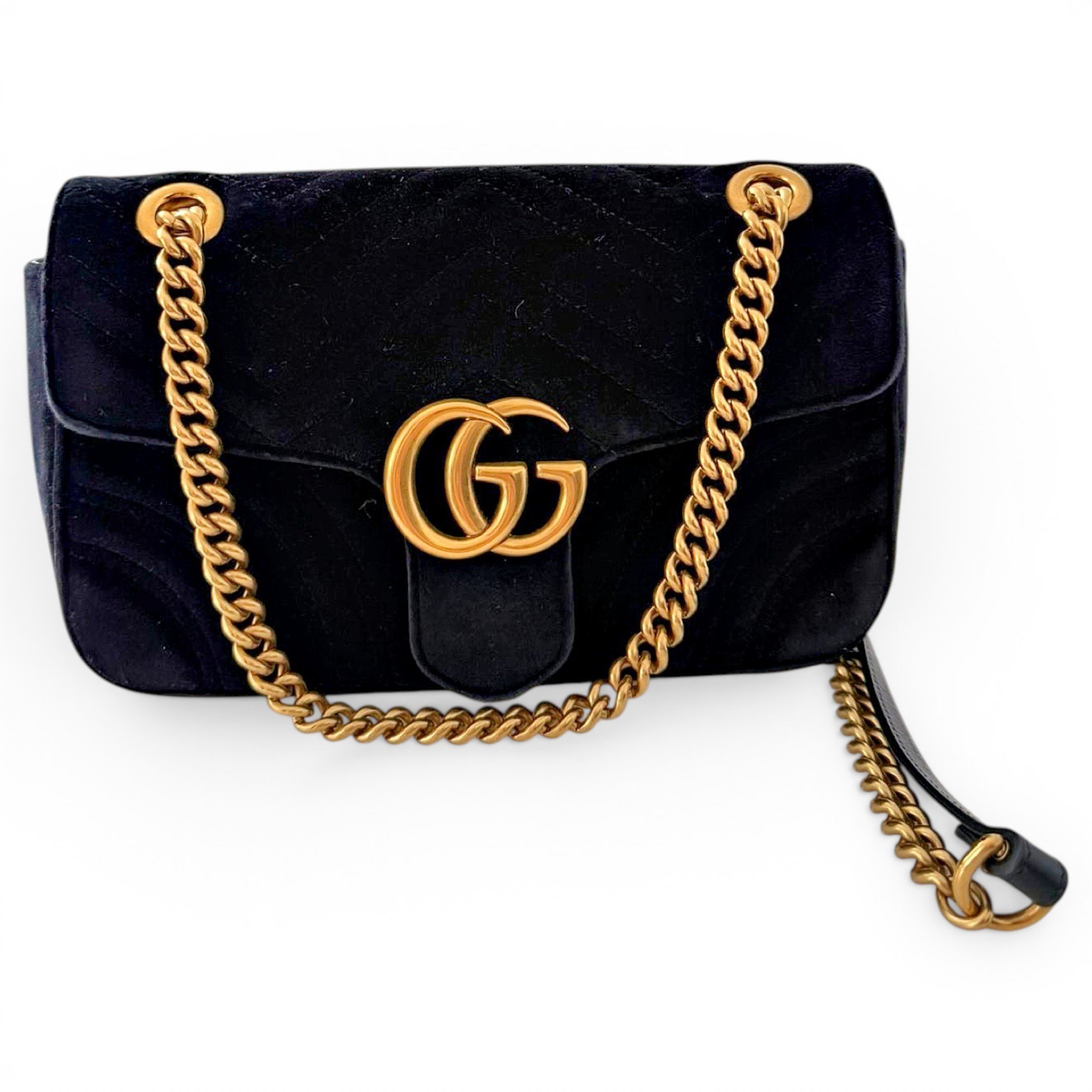 GG Marmont velvet handbag