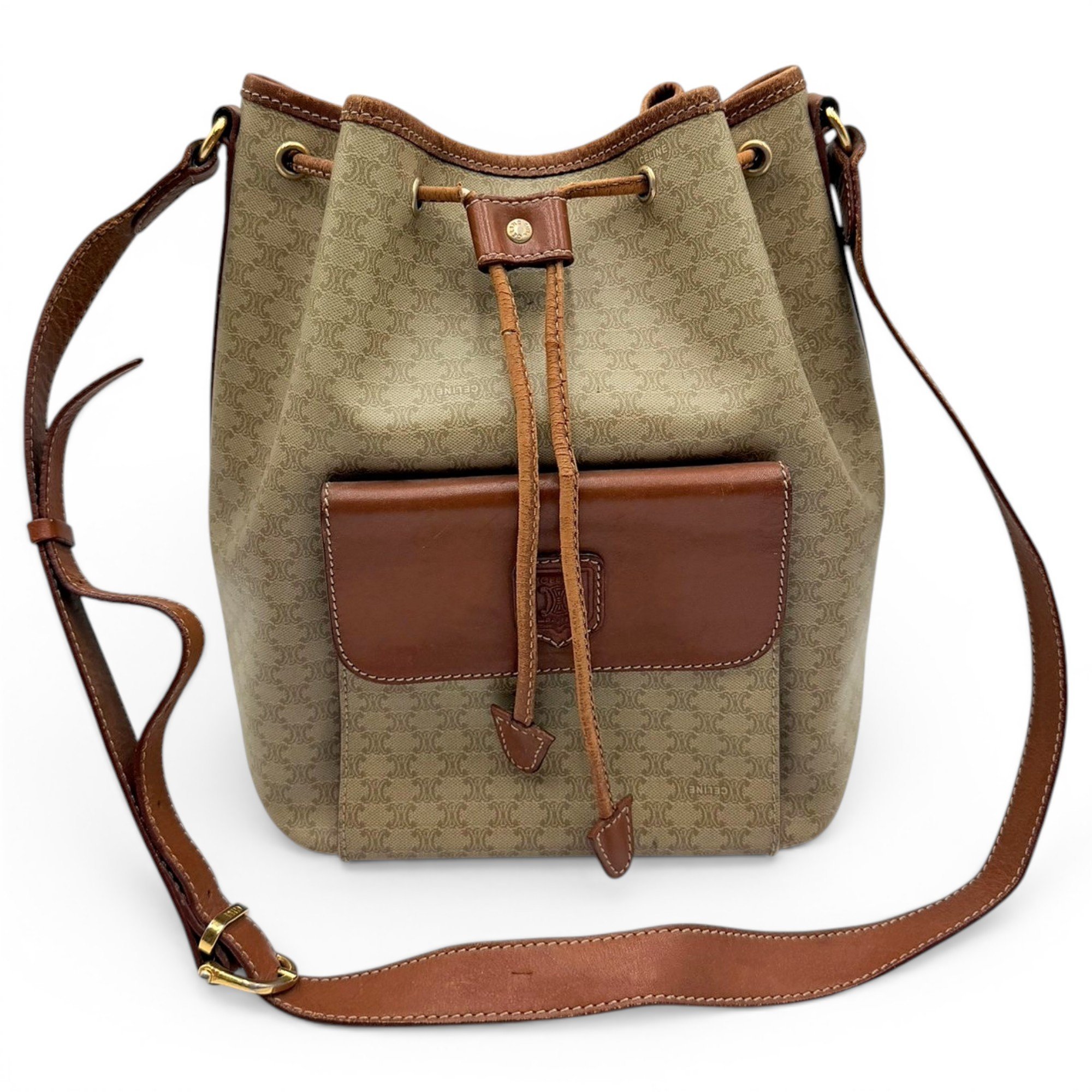 Celine SAC SEAU cloth crossbody bag