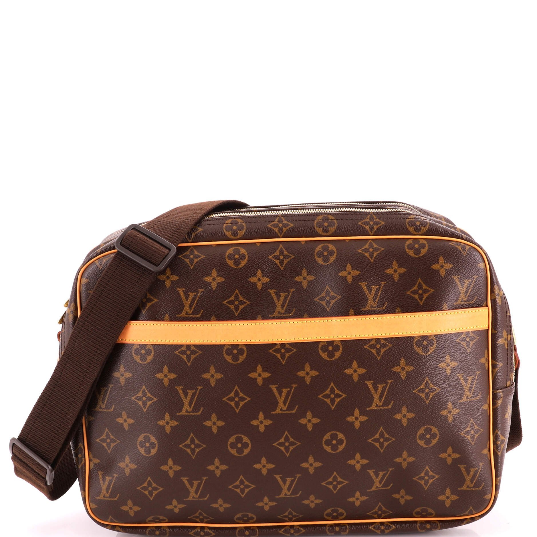 Reporter cloth crossbody bag