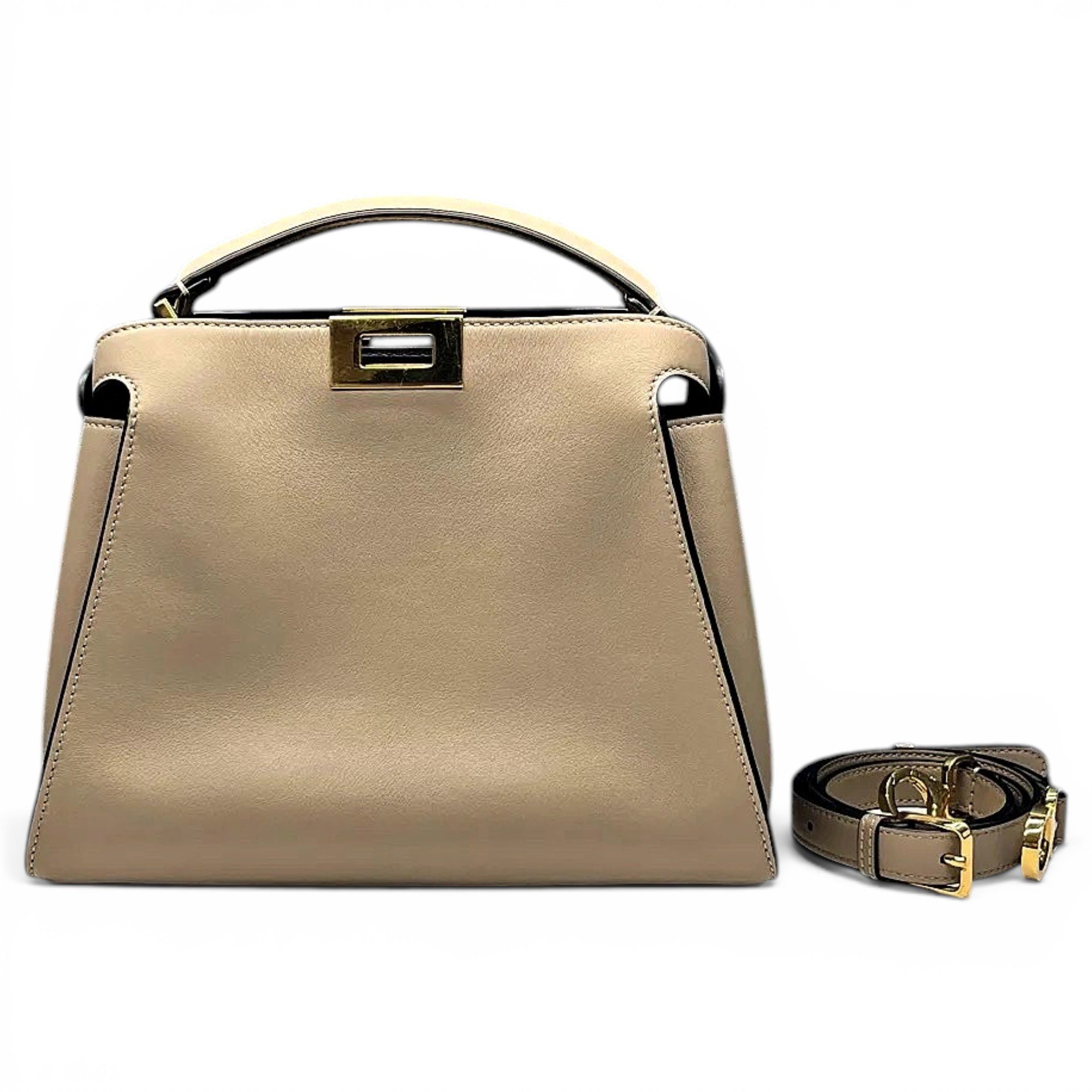 Peekaboo Essentially leather crossbody bag