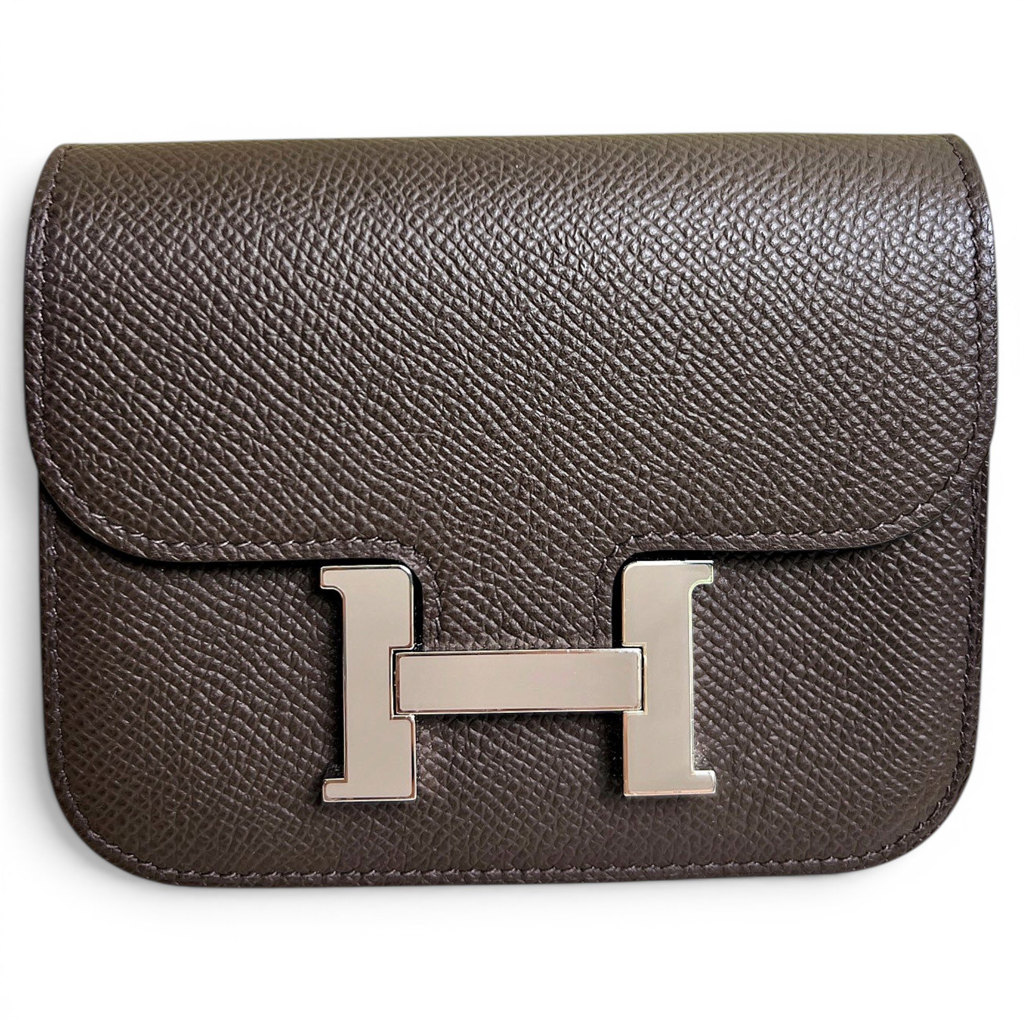 Constance leather clutch bag