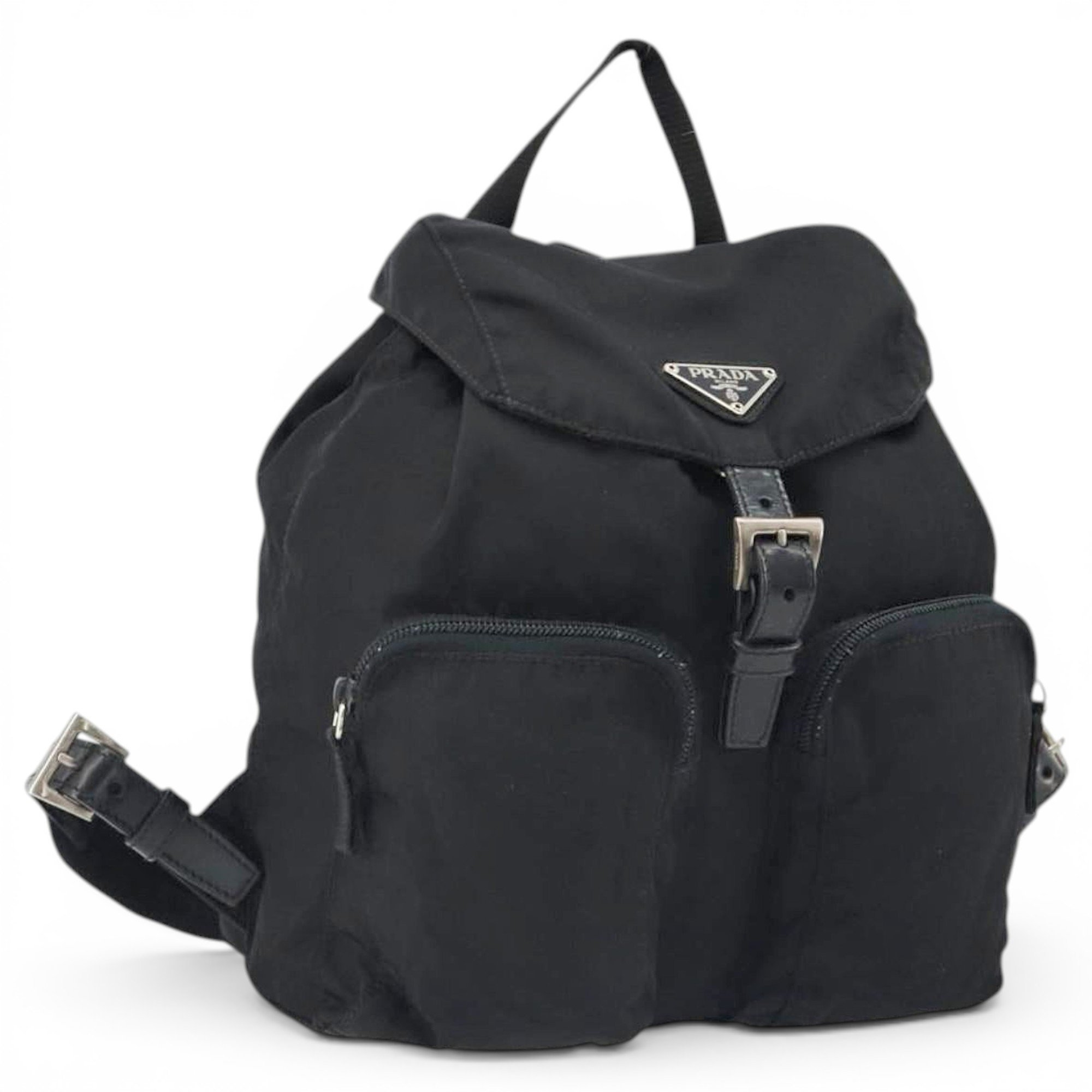 Leather backpack