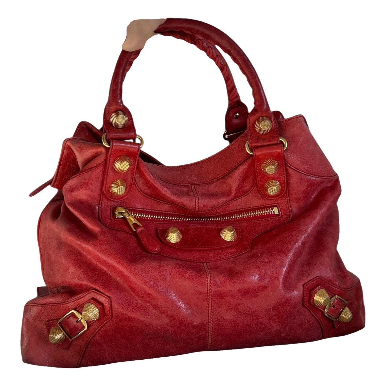 Leather handbag